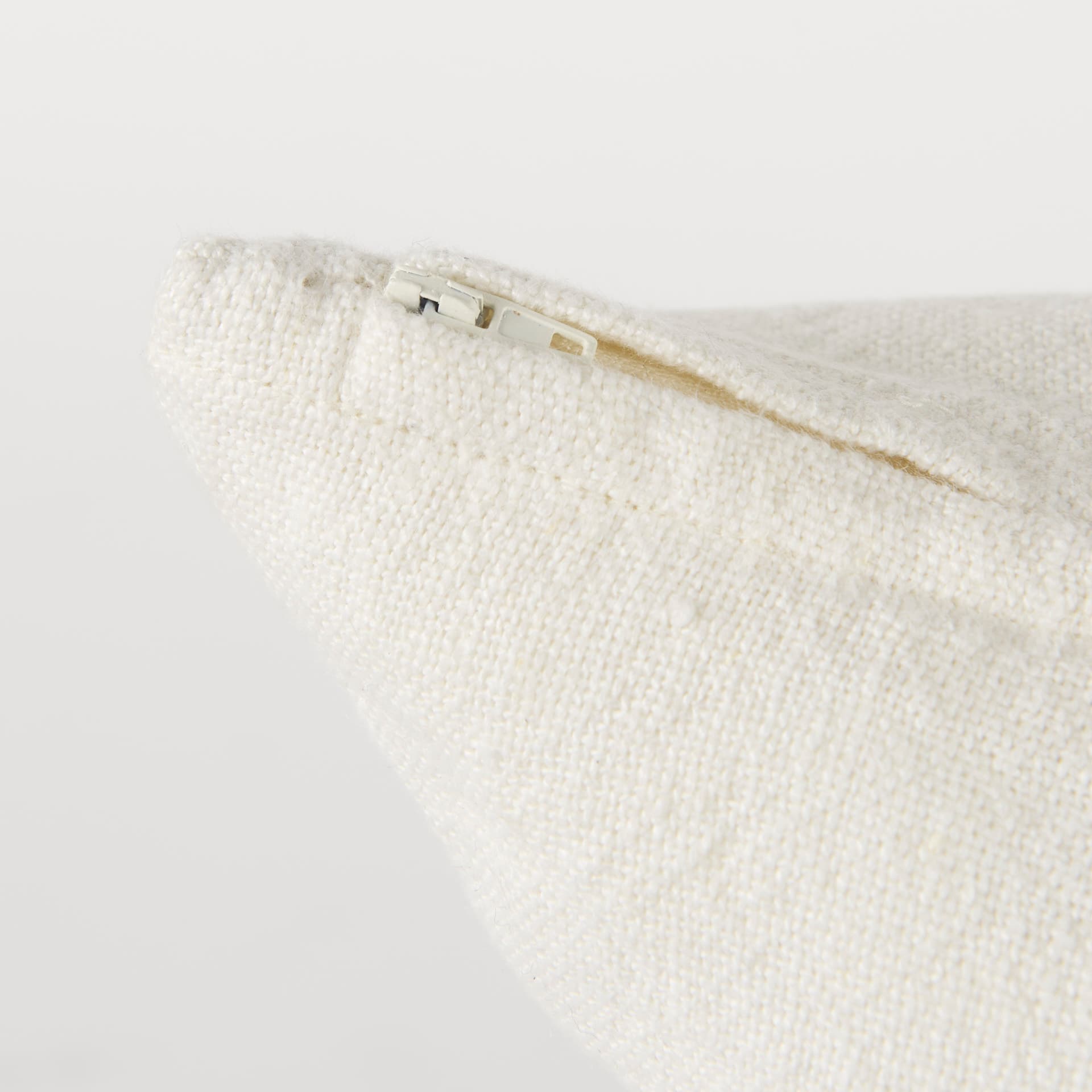 Patrice 22x22 Cream With Gray Stripes Pillow Cover w/Filler — product photograph