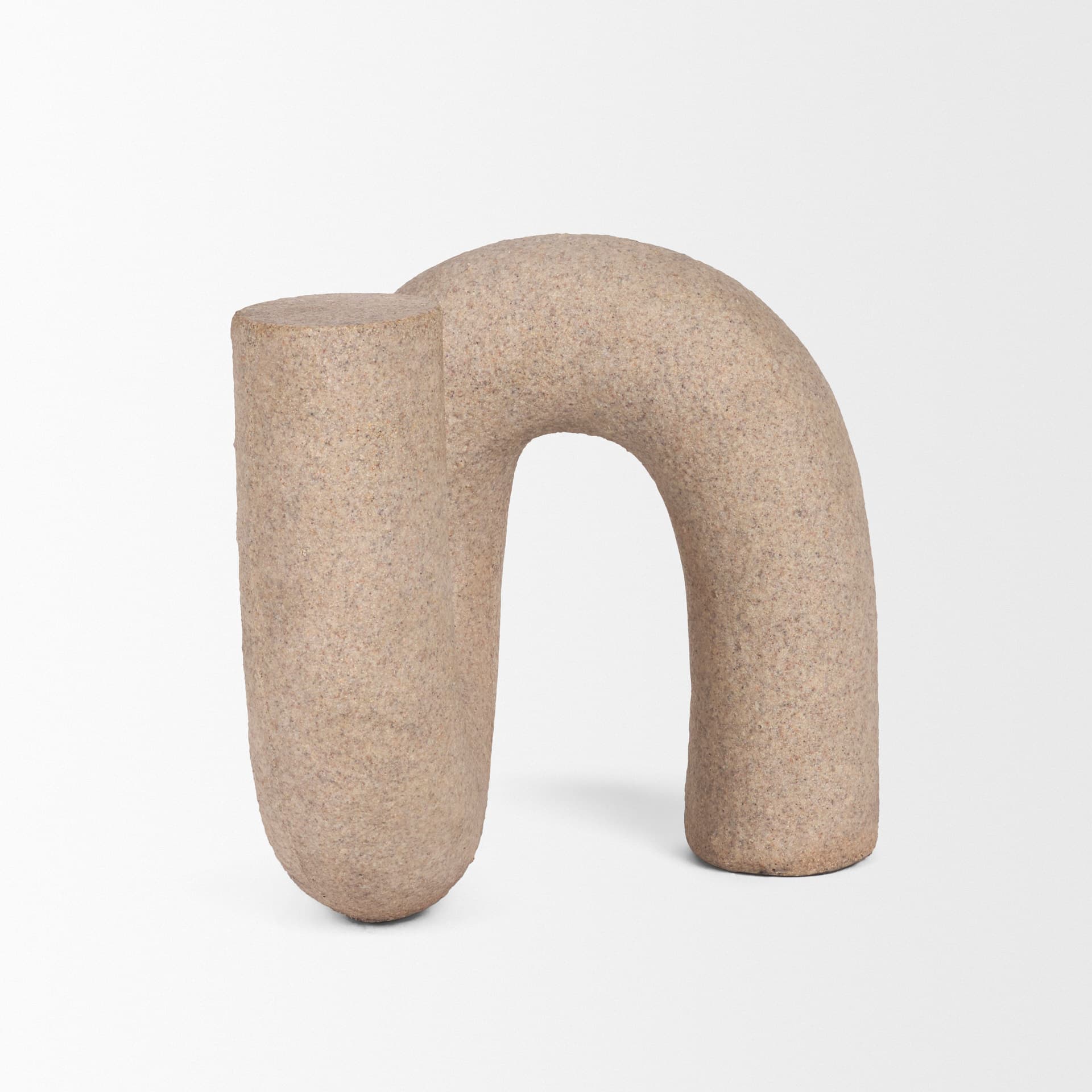 Kailas Resin Textured Sandstone Decorative Object — product photograph