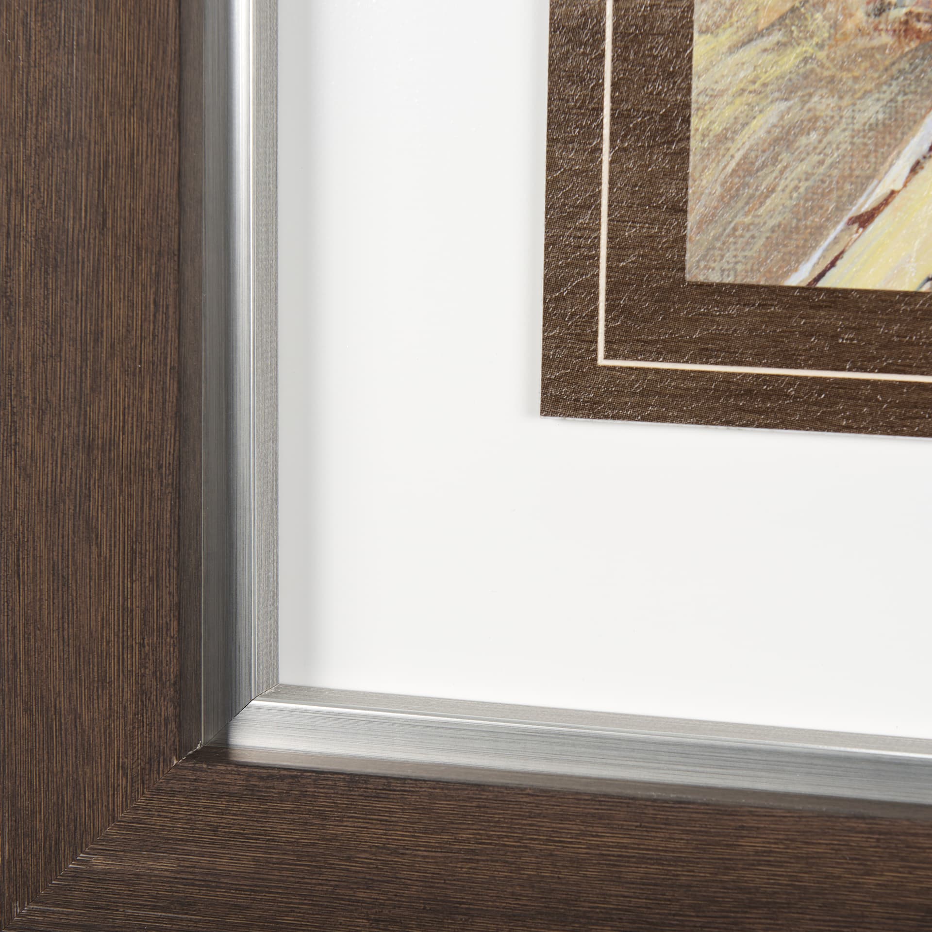 Farmland View I by Mercana Studio a Hand Embellished Textured Framed Art Print — product photograph