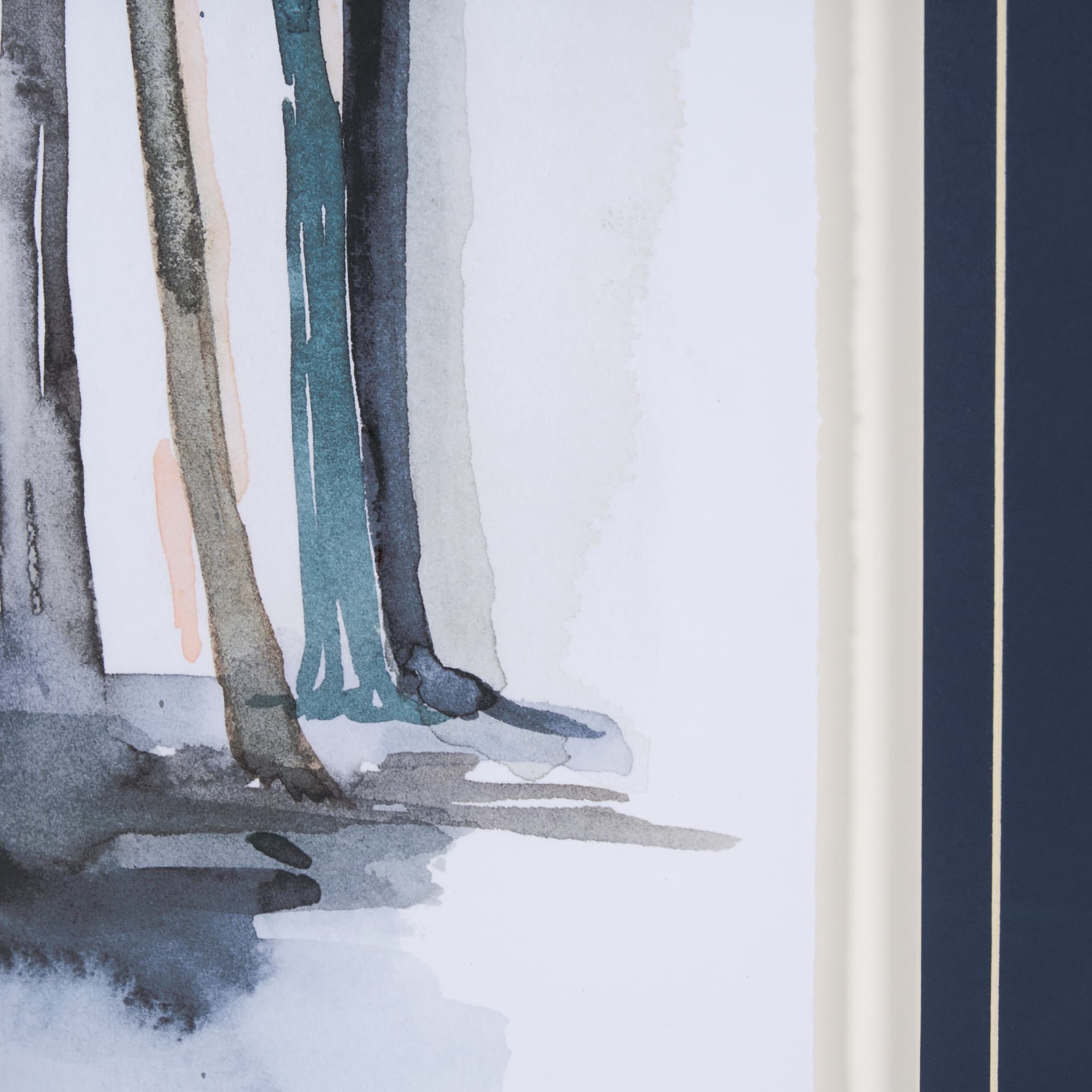 Custom Tranquil Coppice I (MC) by Grace Popp a Framed Art Print Matted under Glass — product photograph