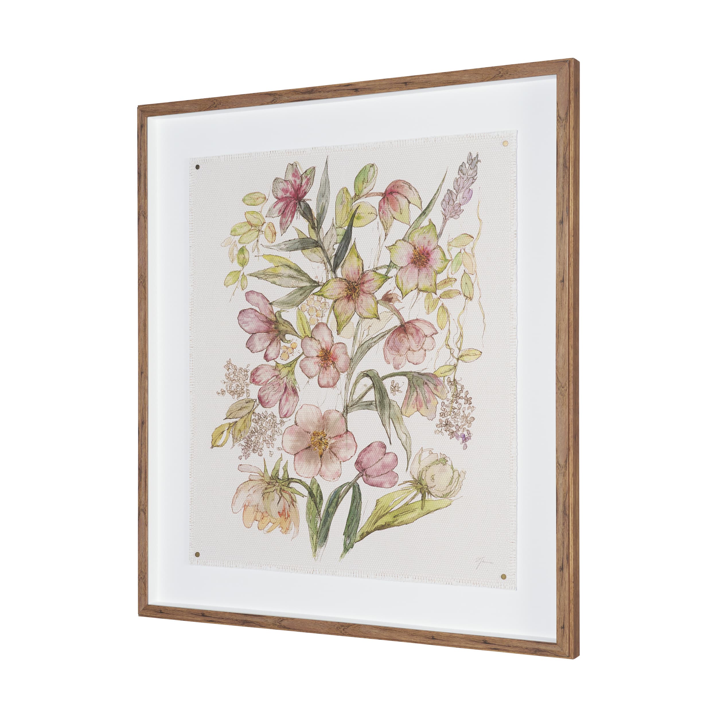 Atelier des Fleurs II by Mercana Studio Framed Artwork Matted under Glass — product photograph