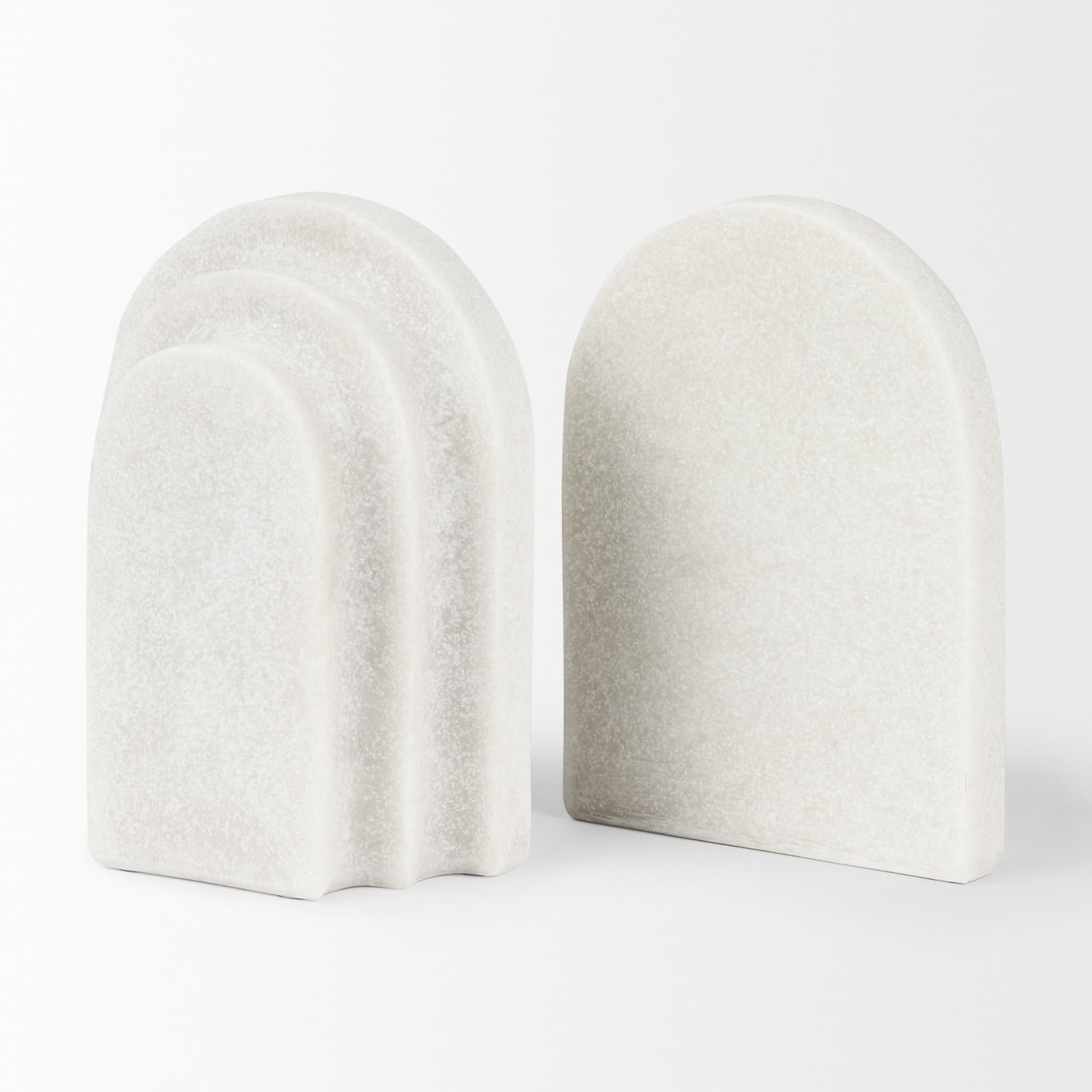 Empire Granite Resin Arc Book End Set — product photograph