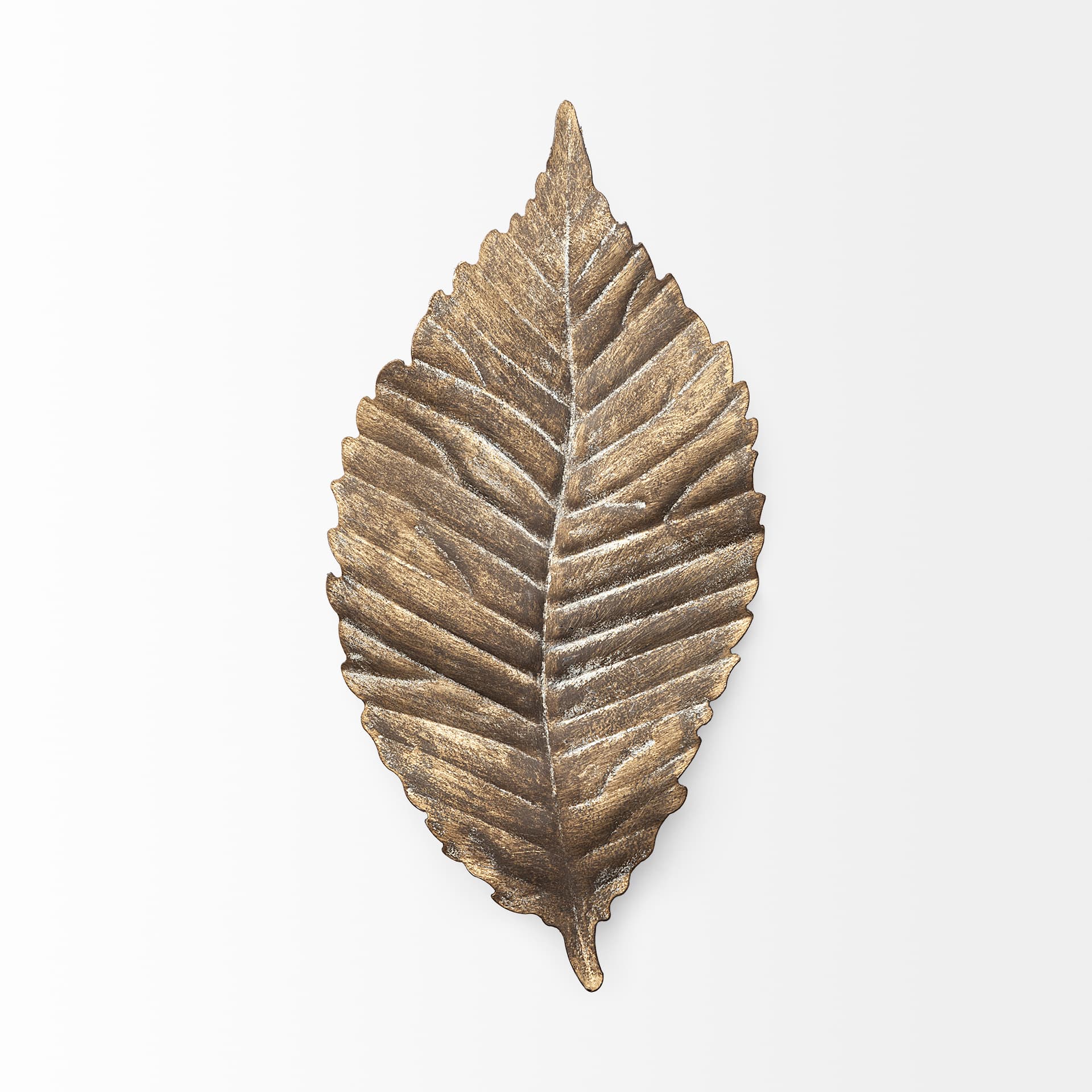 Brattea 14H Medium Metal Leaf Wall Art — product photograph