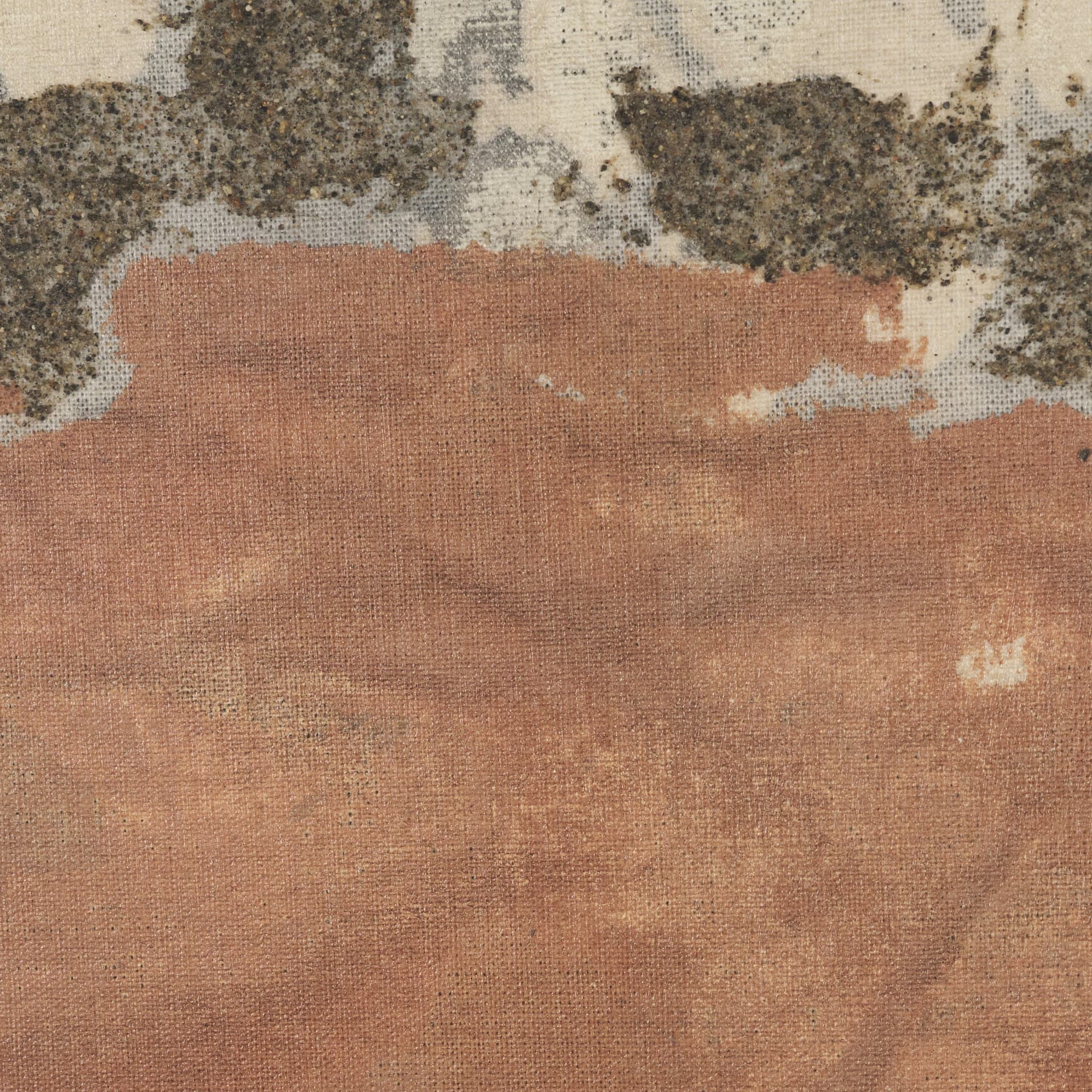 Textural Echo - Patina by Kristine Hegre Hand Embelished Textured Framed Artwork Matted under Glass — product photograph