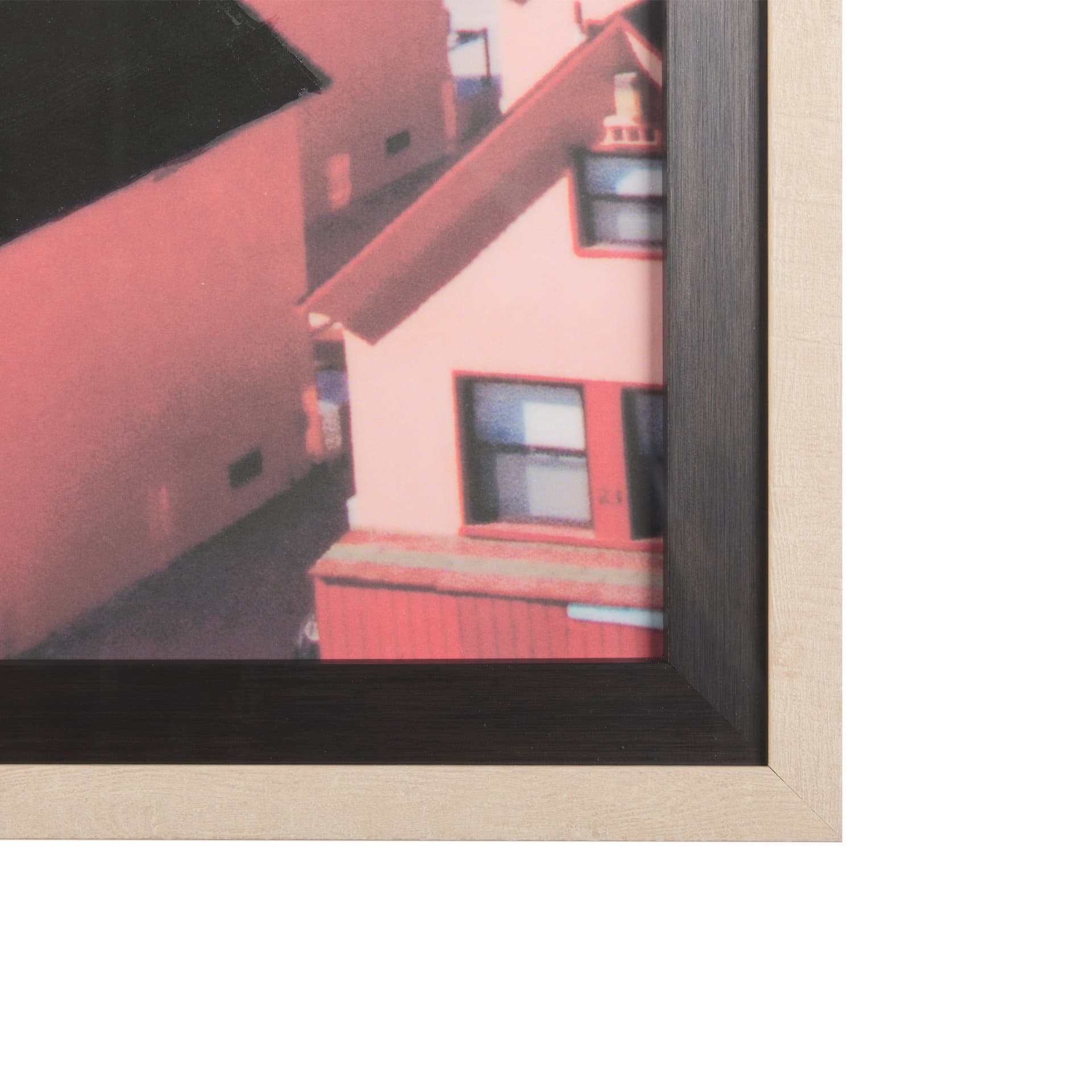 Oceanside by White Rock Girl a Hand Embellished Textured Framed Photo Art Print Matted under Glass — product photograph