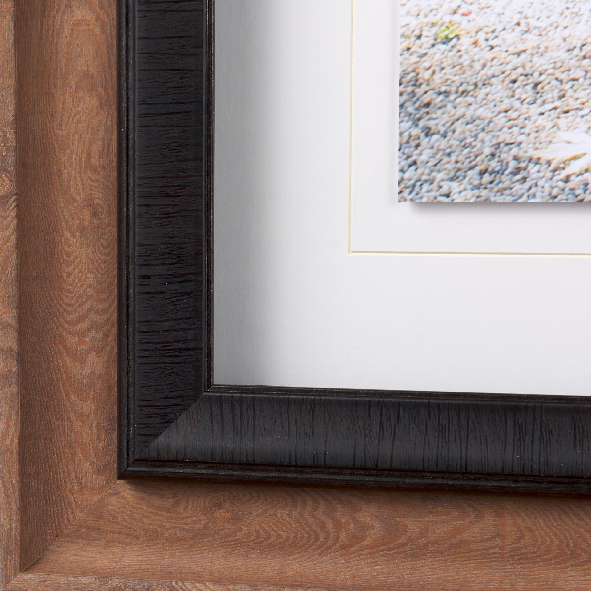 Get Out of Dodge Hunter Green by Mercana a Hand Embellished Framed Photo Art Print Matted under Glas — product photograph