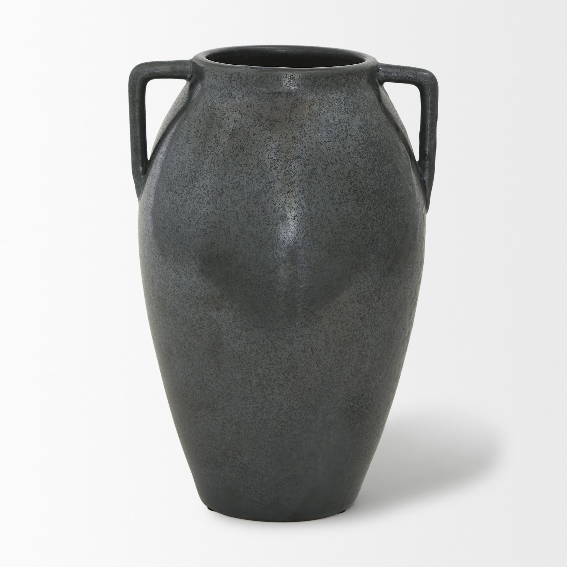 Kora Medium Dark Metallic Double Ear Vase — product photograph