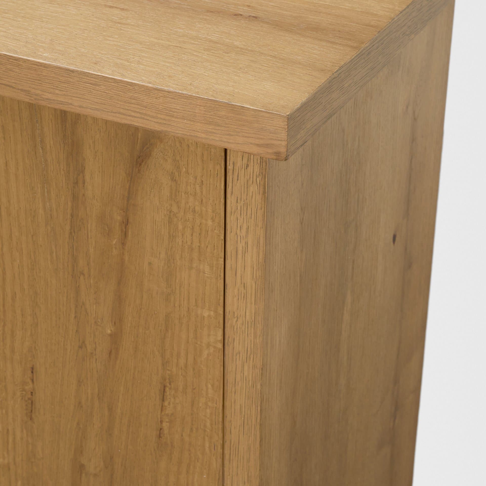 Alcott Brown Wood 4 Door Closed Sideboard — product photograph