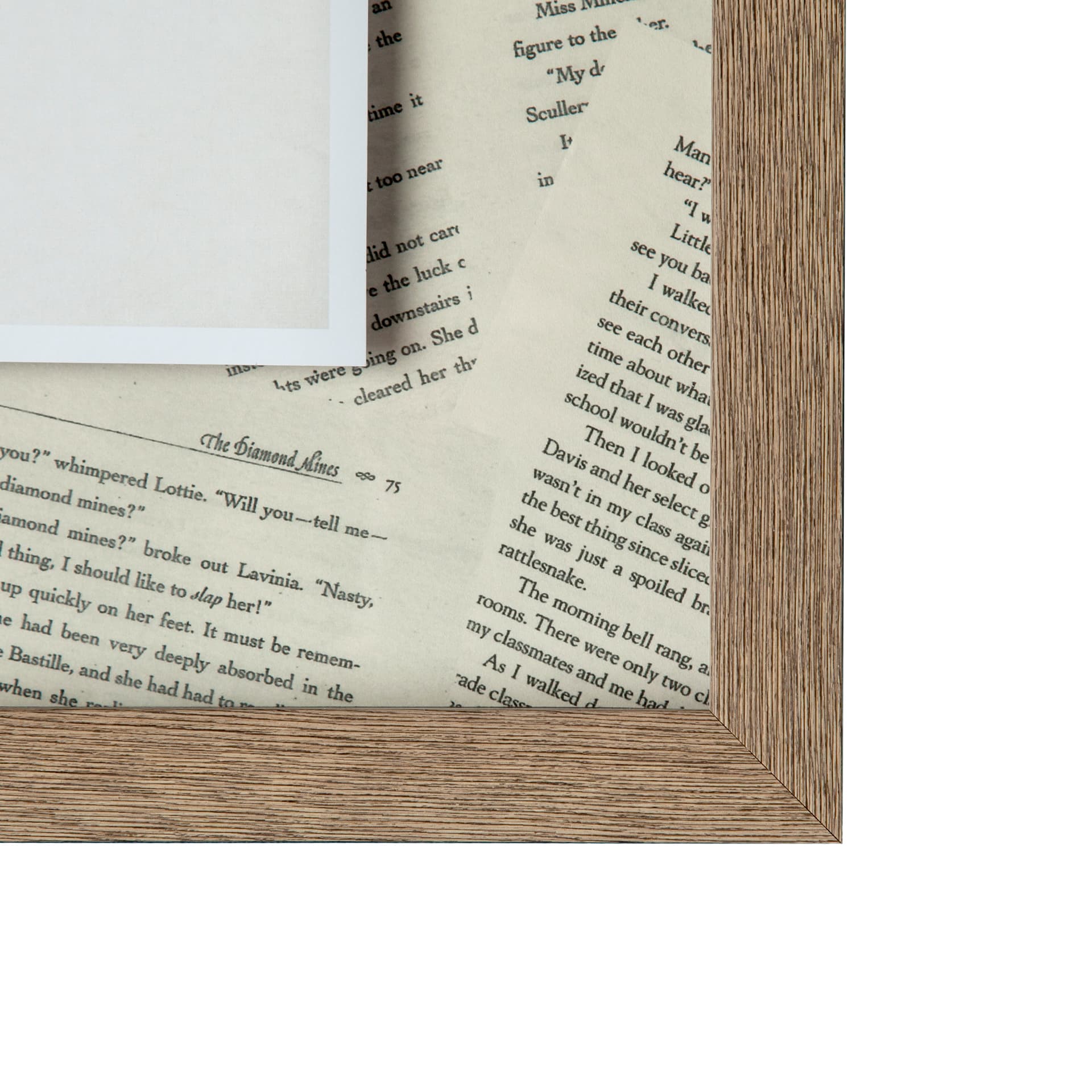 Glued by Sam Appleman a Framed Art Print Matted under Glass — product photograph
