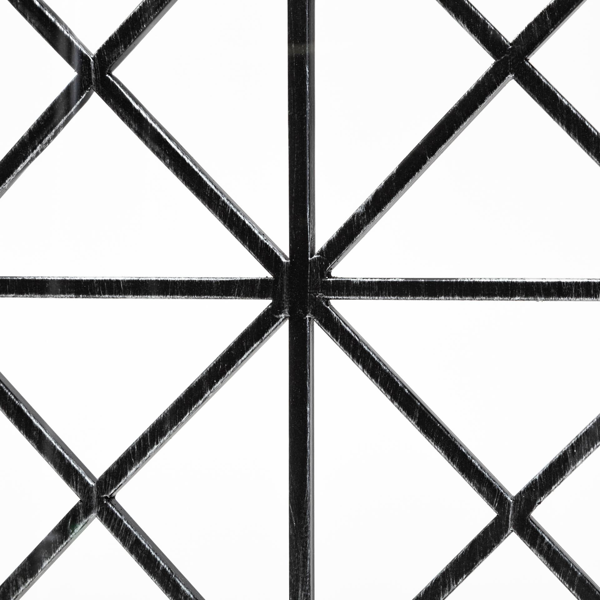 Ellingson 28L x 13W Black Rectangular Metal Glass Wood Bottom Tray — product photograph