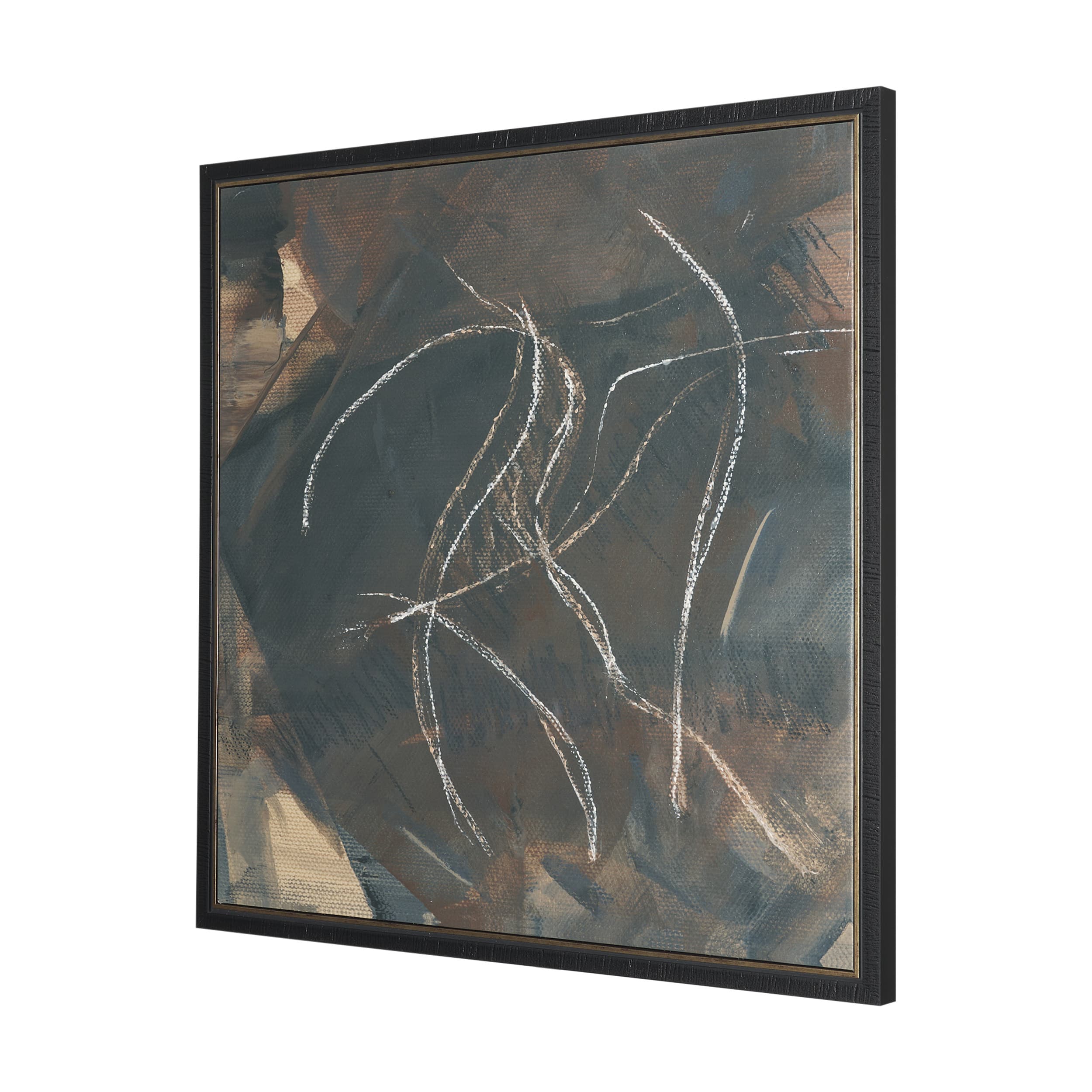 Cazim II by Mercana Studio Hand-Embellished Textured Framed Canvas Artwork — product photograph