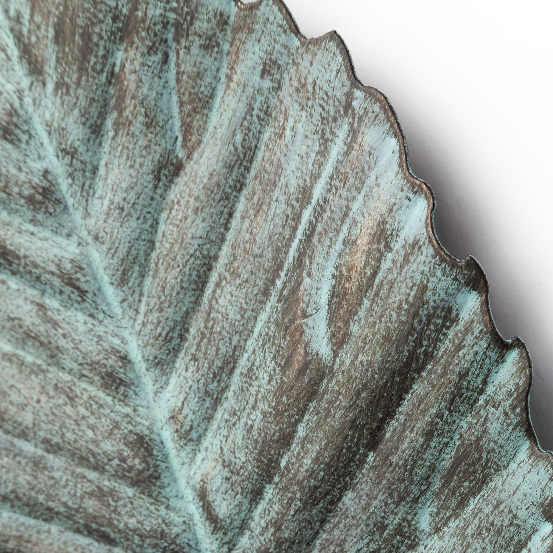 Brattea 12H Small Metal Leaf Wall Art — product photograph