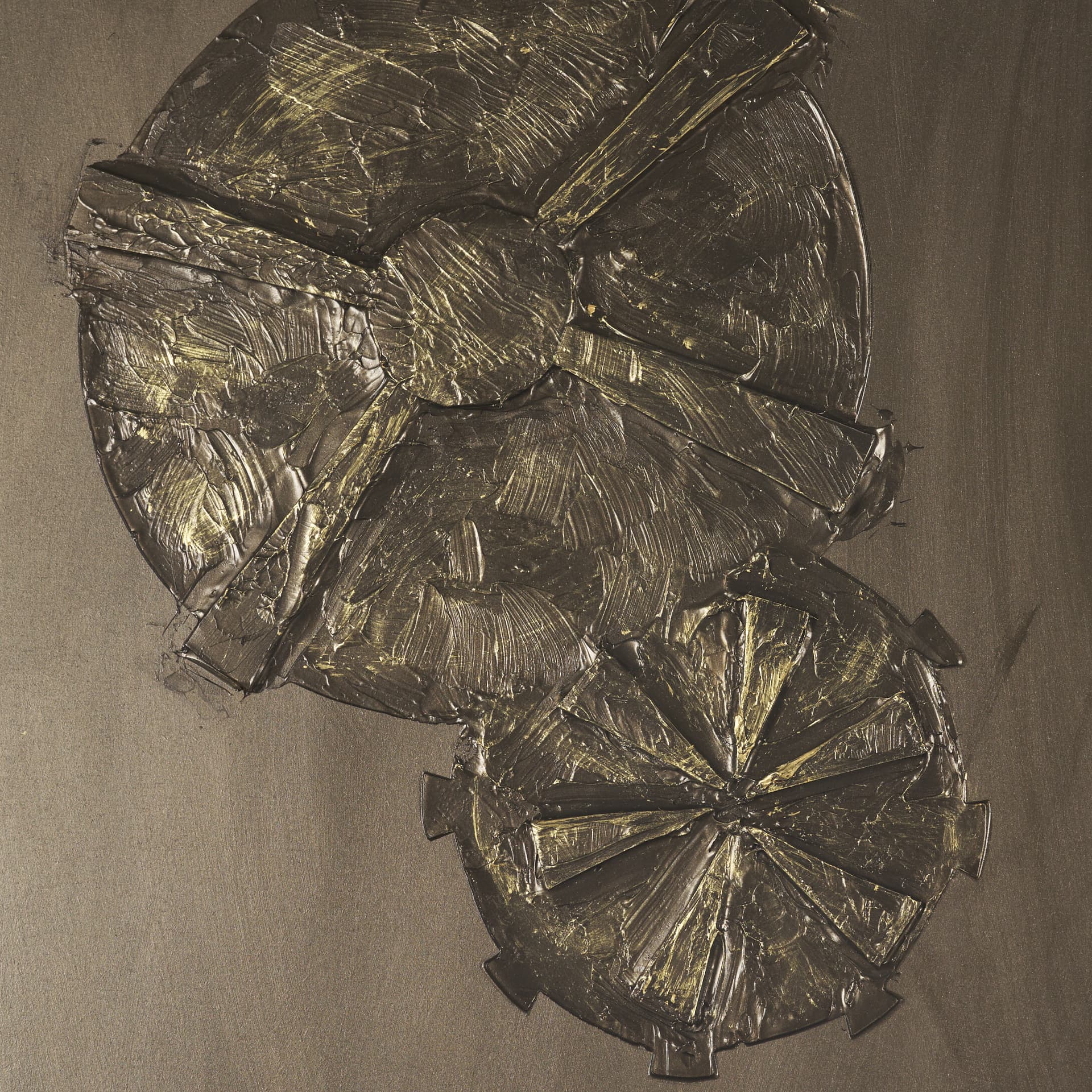 The Bronze Spark II by Studio M a handmade Original Framed Artwork under Glass — product photograph