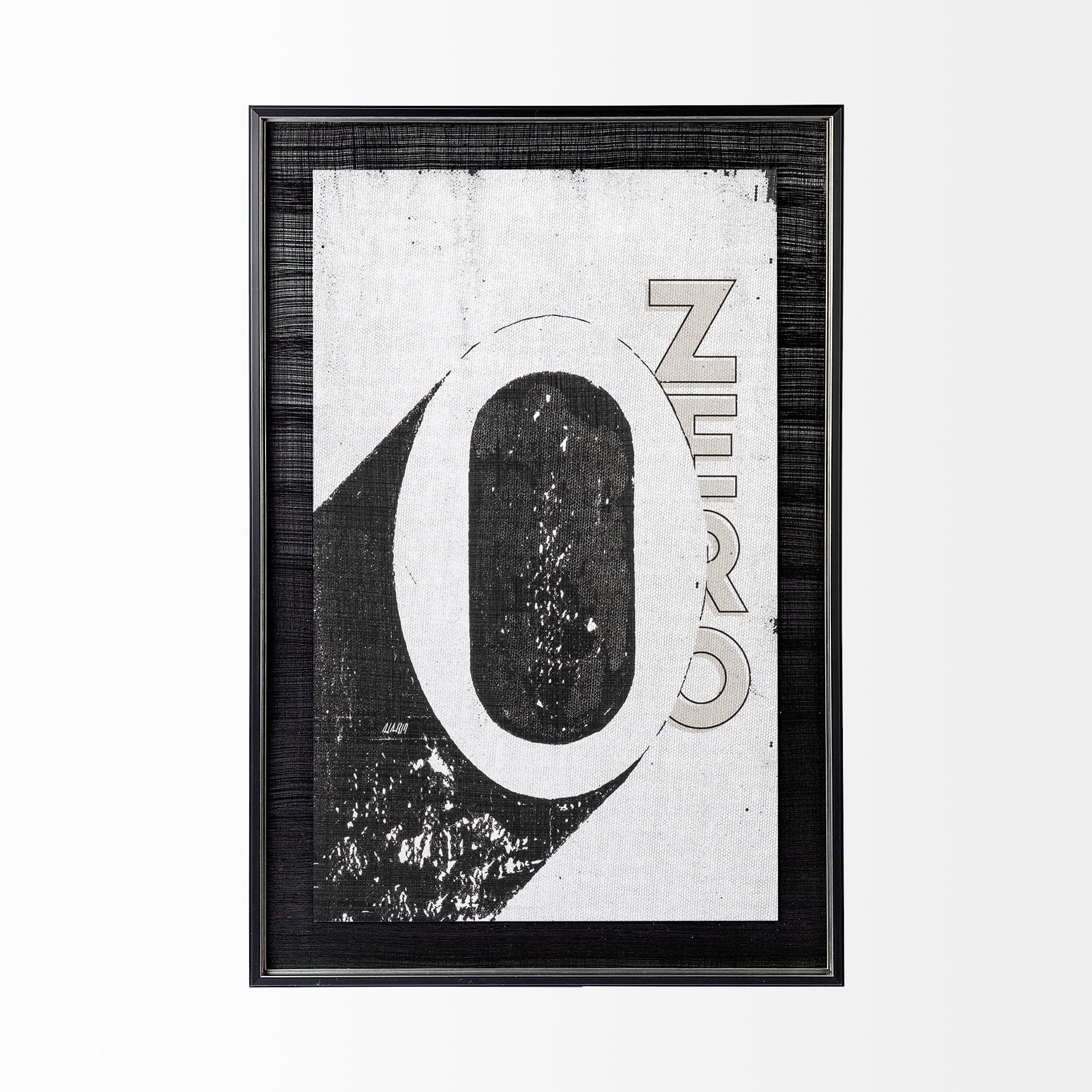 Value Collector 0 by Mercana Studio a Hand Embellished Textured Framed Art Print — product photograph