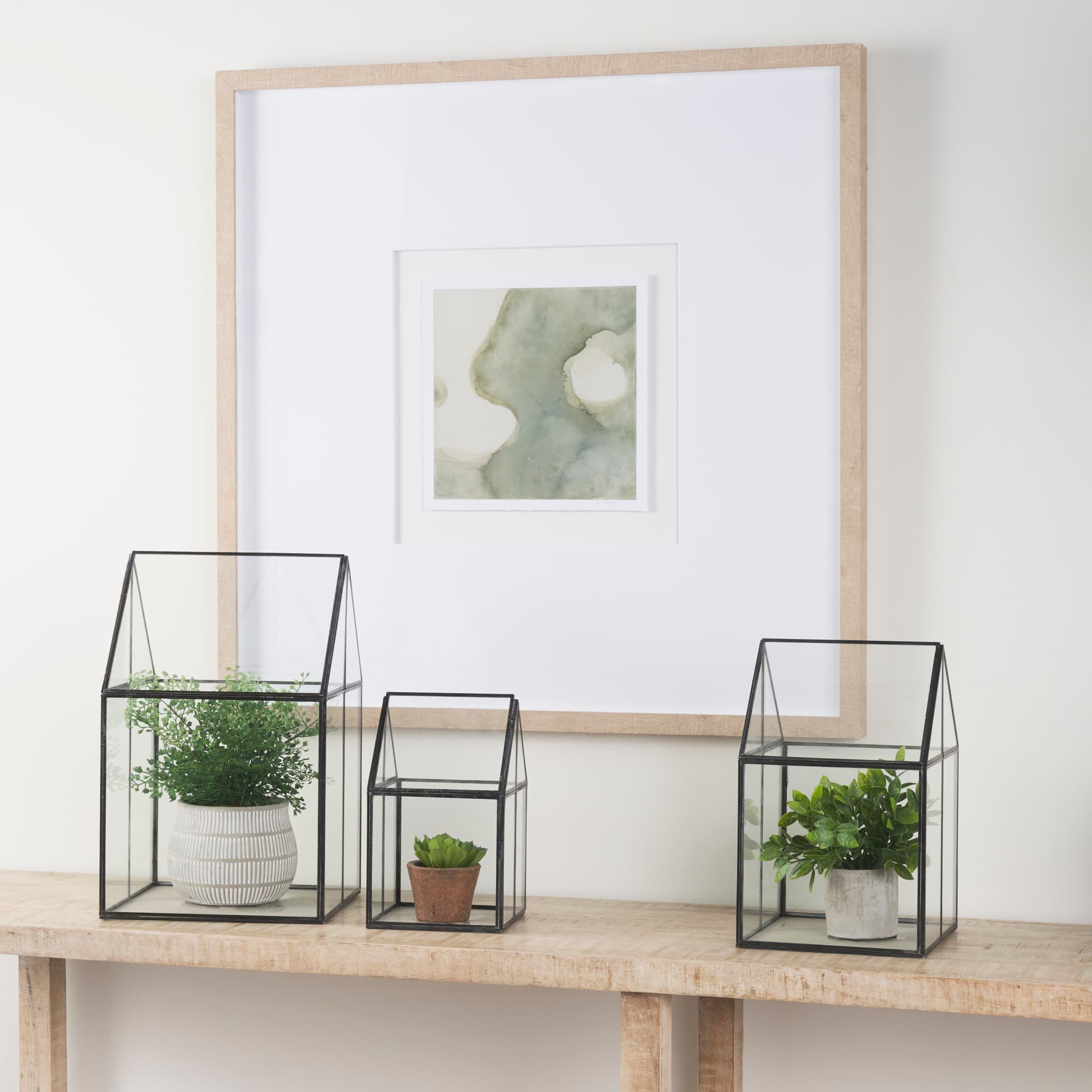Solitude by Ira Havuka a Hand Embellished Textured Framed Art Print Matted under Glass — product photograph