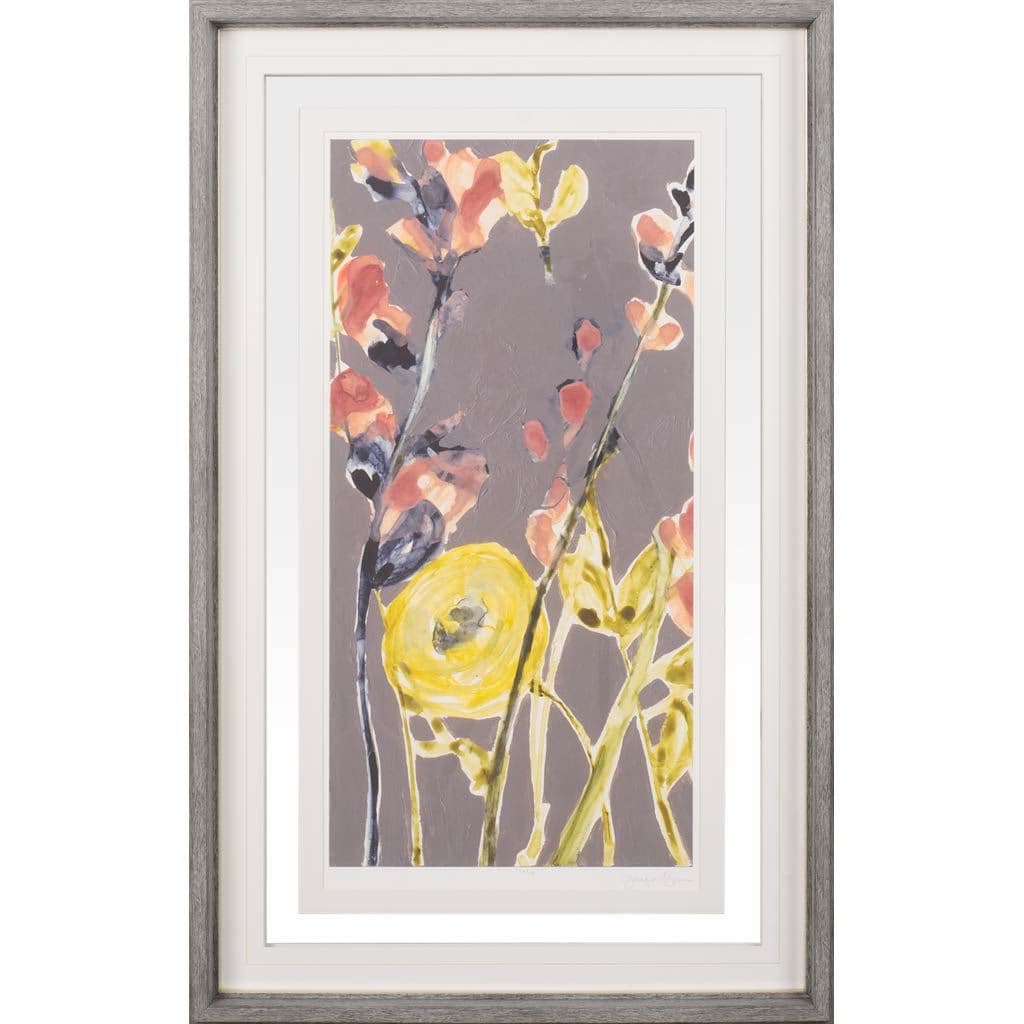 Anemone & Coral II by Jennifer Goldberger a Framed Art Print Matted under Glass — product photograph