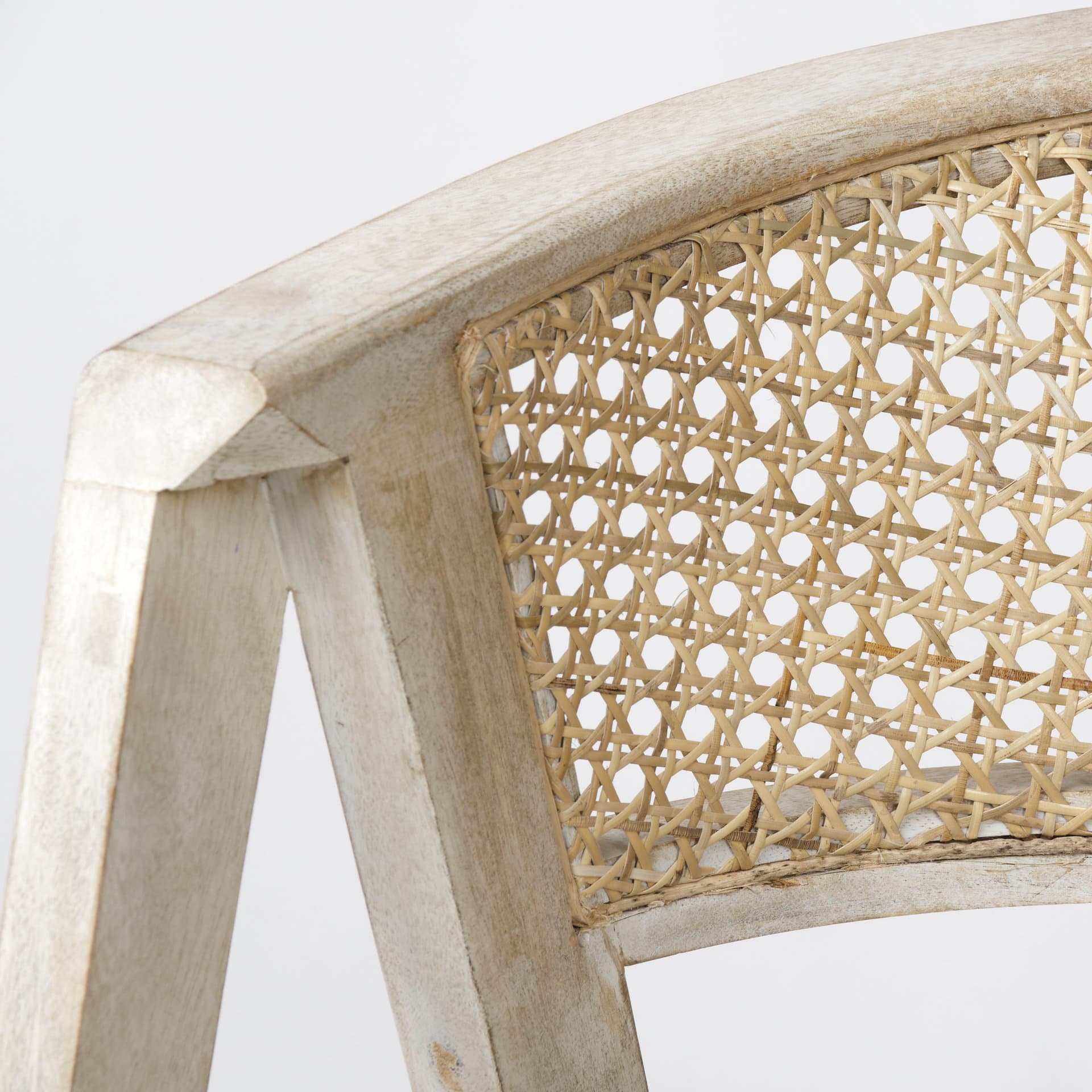 Tabitha Low Back 30.75in Seat Bar Stool | Beige Fabric w/ Blonde Wood — product photograph