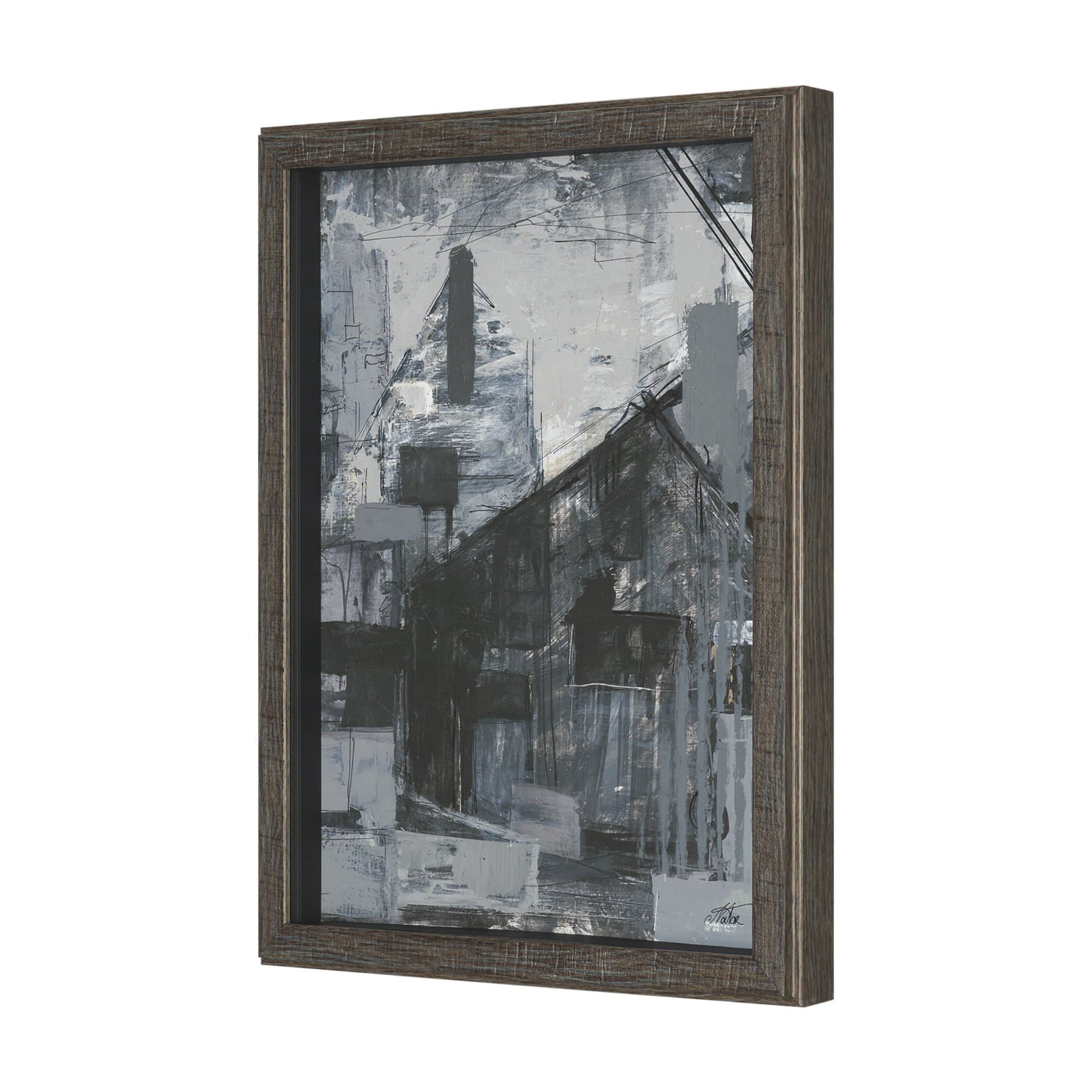 Community 4C by Mercana Studio Framed Artwork Matted under Glass — product photograph