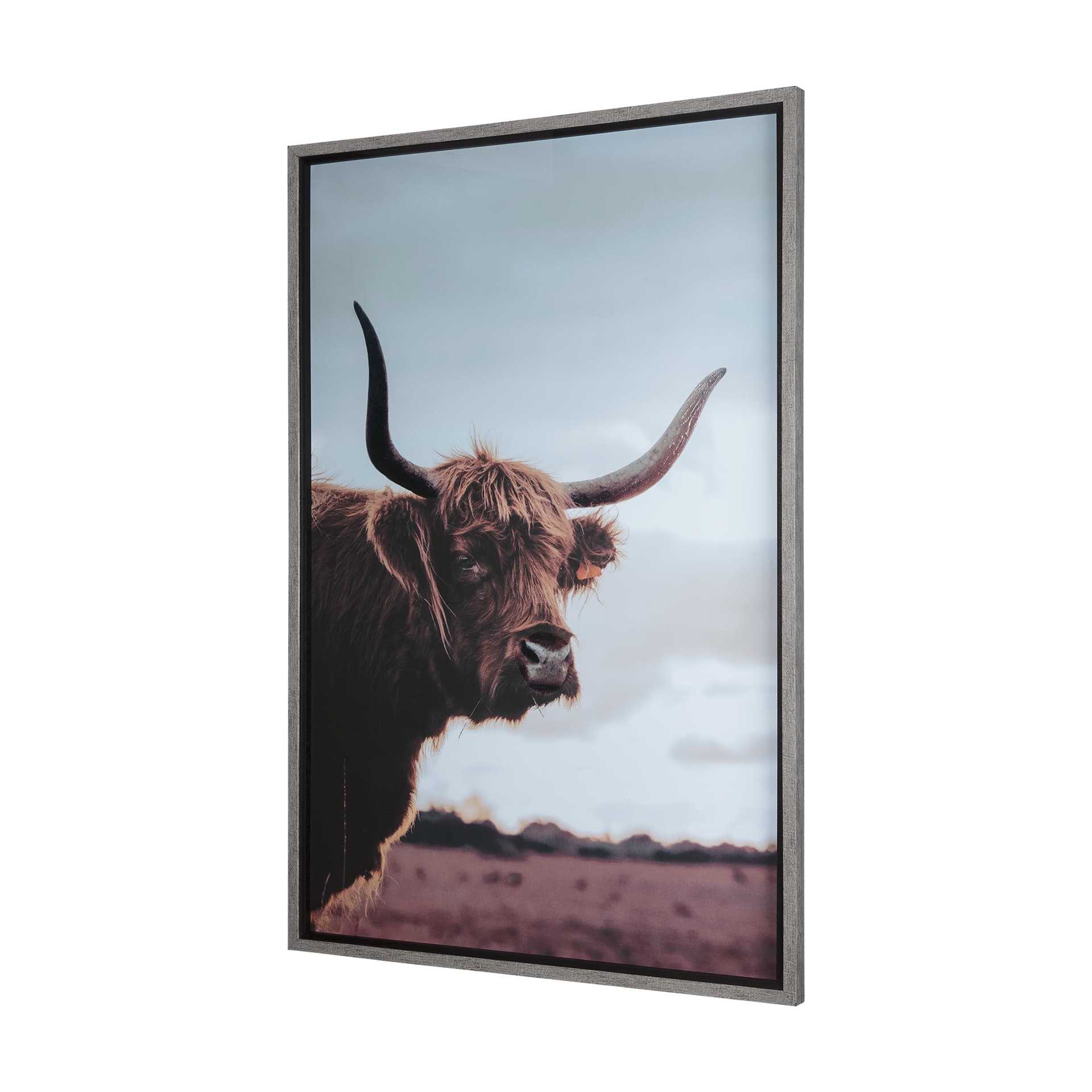 Stark Still-Look by Mercana Studio a Hand Embellished Textured Framed Photo Art Print Matted under G — product photograph