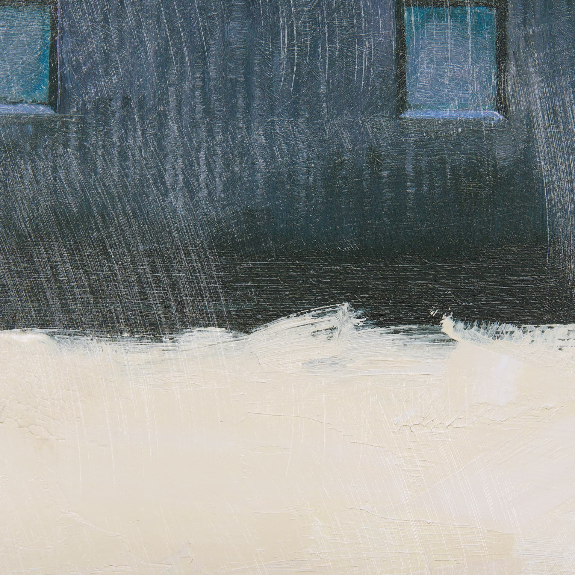 Lonely Landscape II by Mercana Studio a Hand Embellished Textured Framed Art Print — product photograph