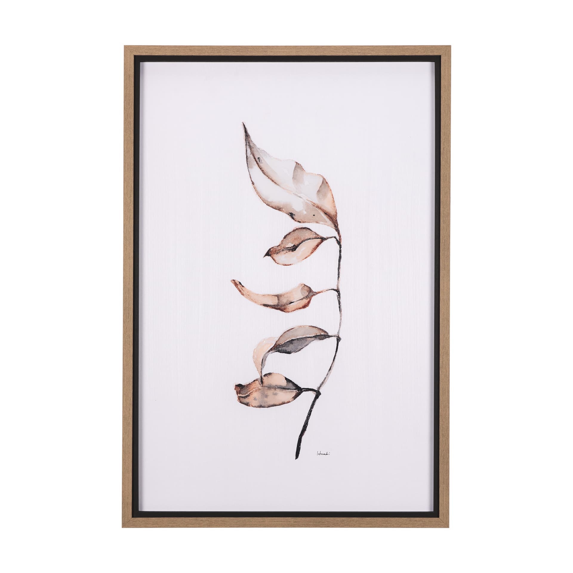 Autumn Message II by Mercana Studio a Hand Embellished Textured Framed Art Print — product photograph