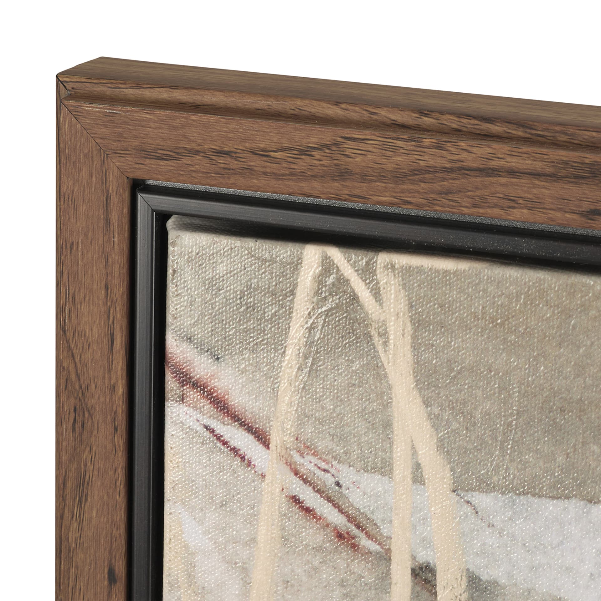 Echoes in Balance II by Mercana Studio Hand-Embellished Textured Framed Canvas Artwork — product photograph