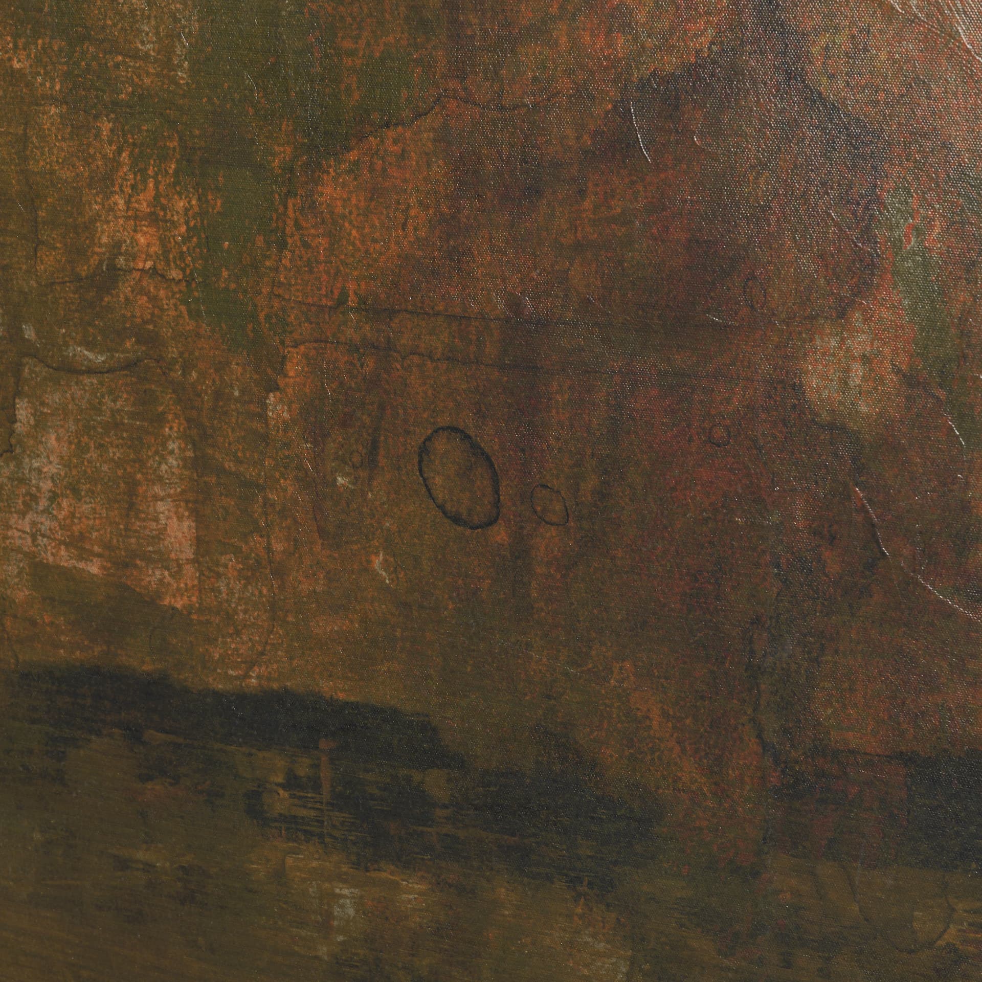 Resolute II by Mercana Studio Hand-Embellished Textured Canvas — product photograph