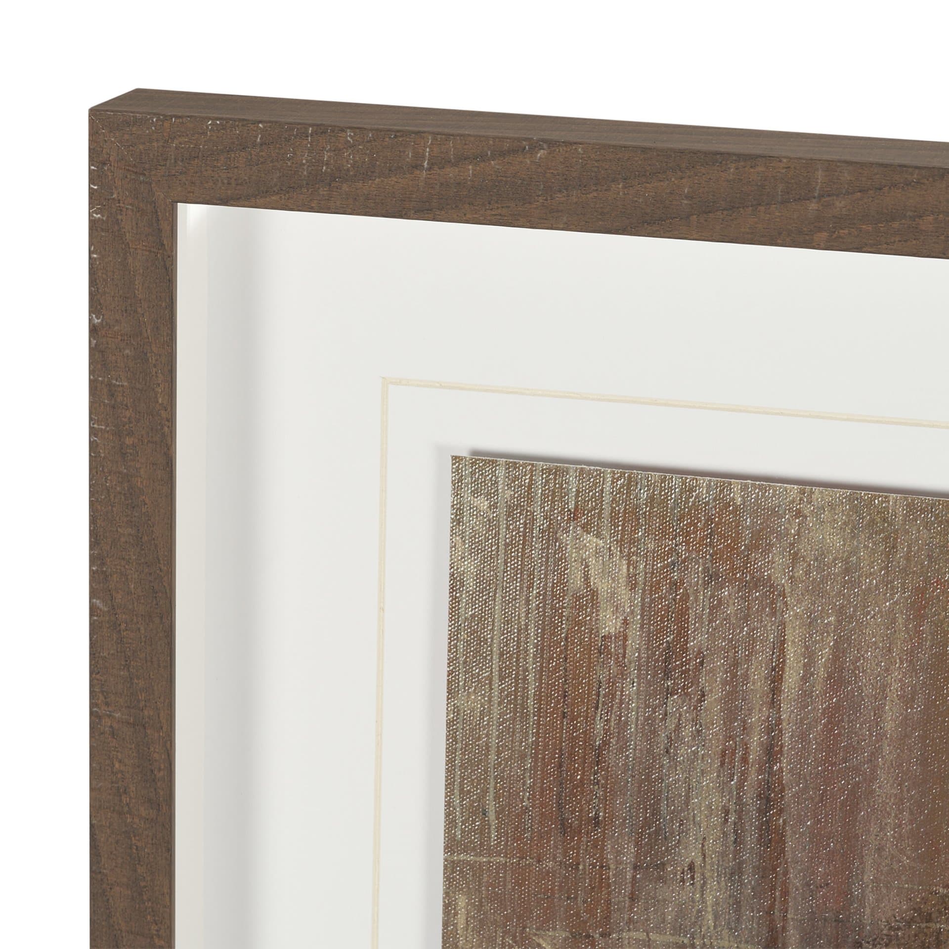 Molly by Mercana Studio Hand-Embellished Textured Framed Artwork Matted under Glass — product photograph