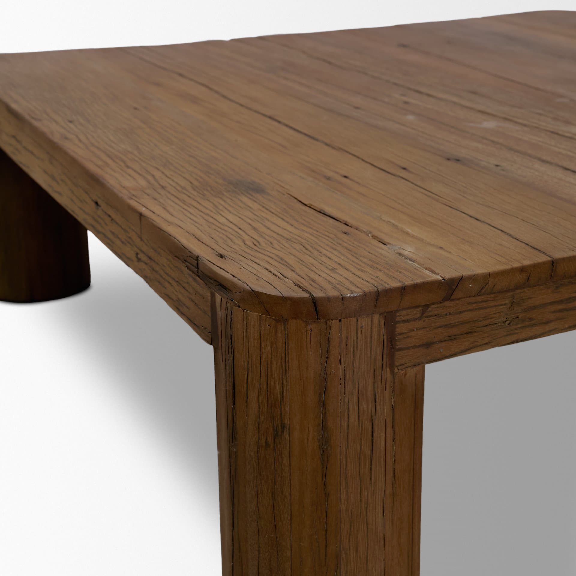 Hewitt Square Smooth Reclaimed Wood Coffee Table — product photograph