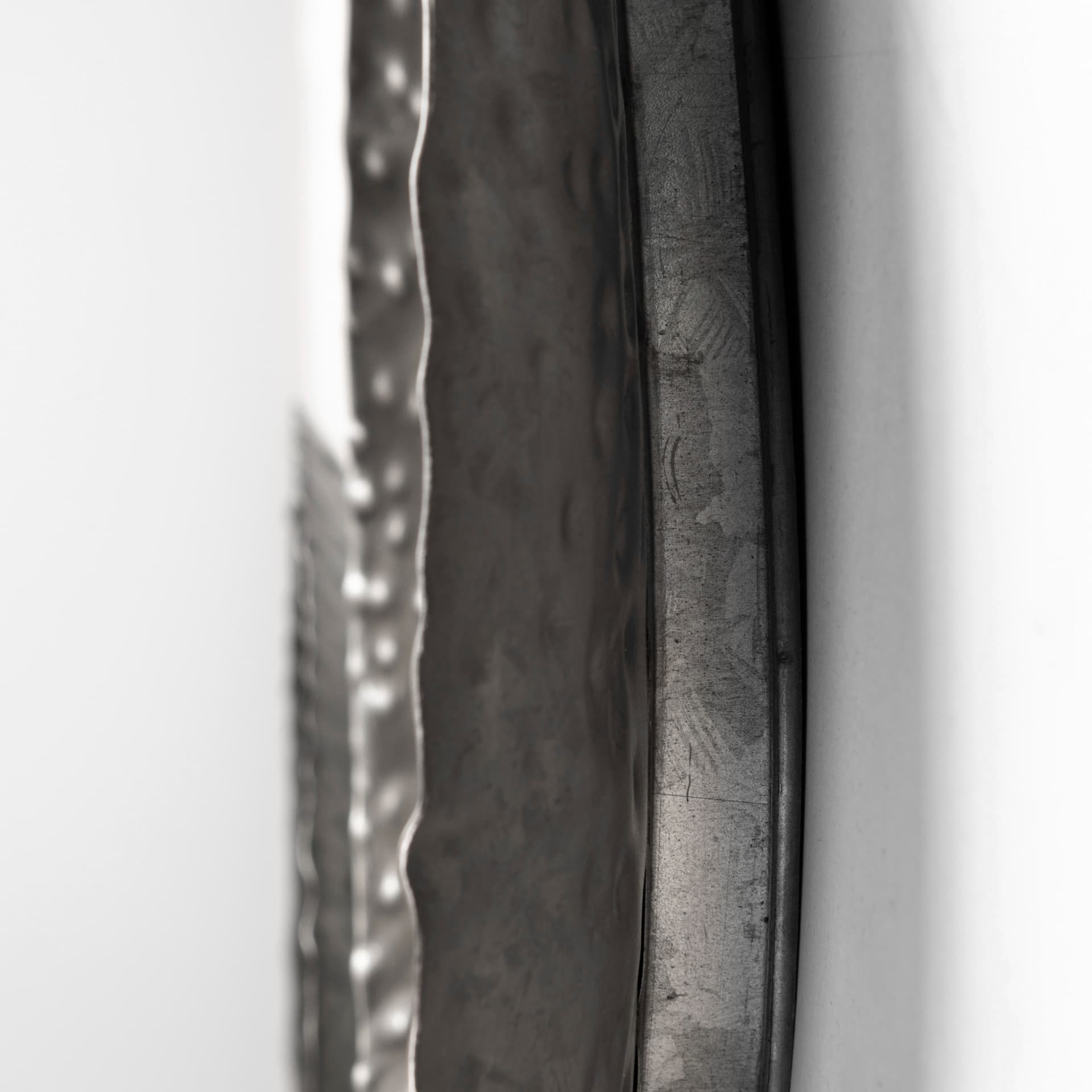 Lanx Set of 3 Decorative Black/Grey Metal Plates — product photograph