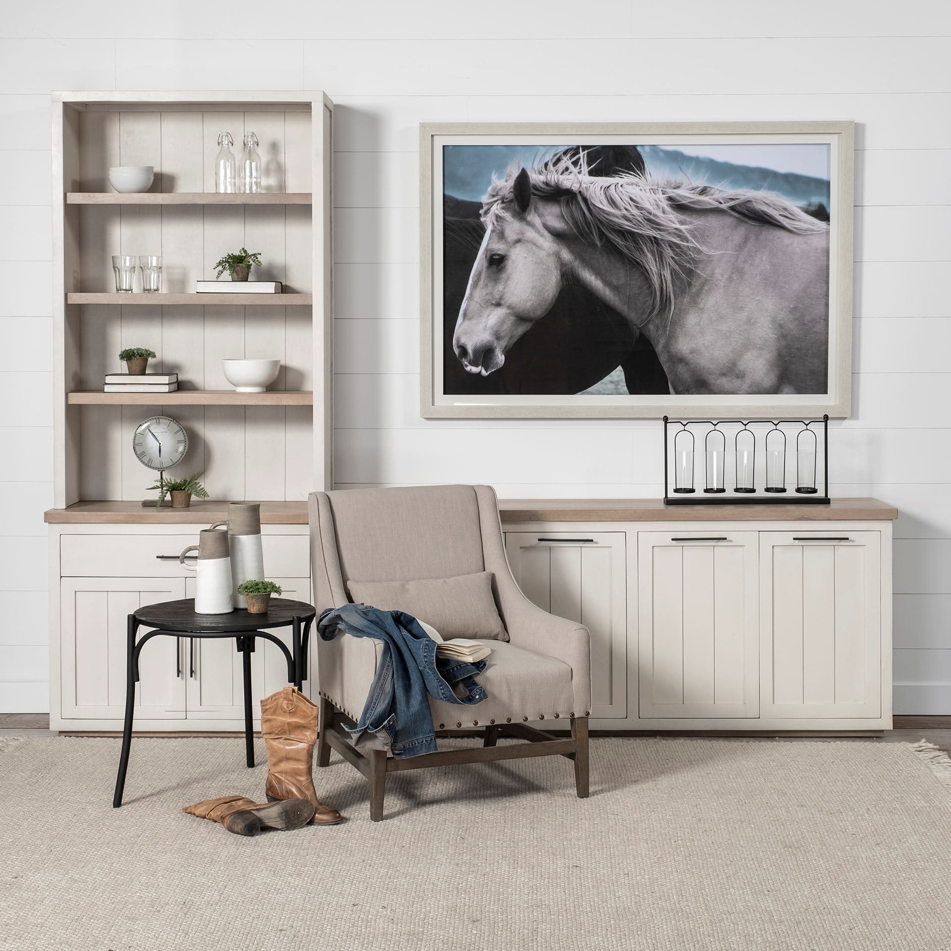 Close Companions by Nathan Kane a Framed Photo Art Print Matted under Glass — in a styled room
