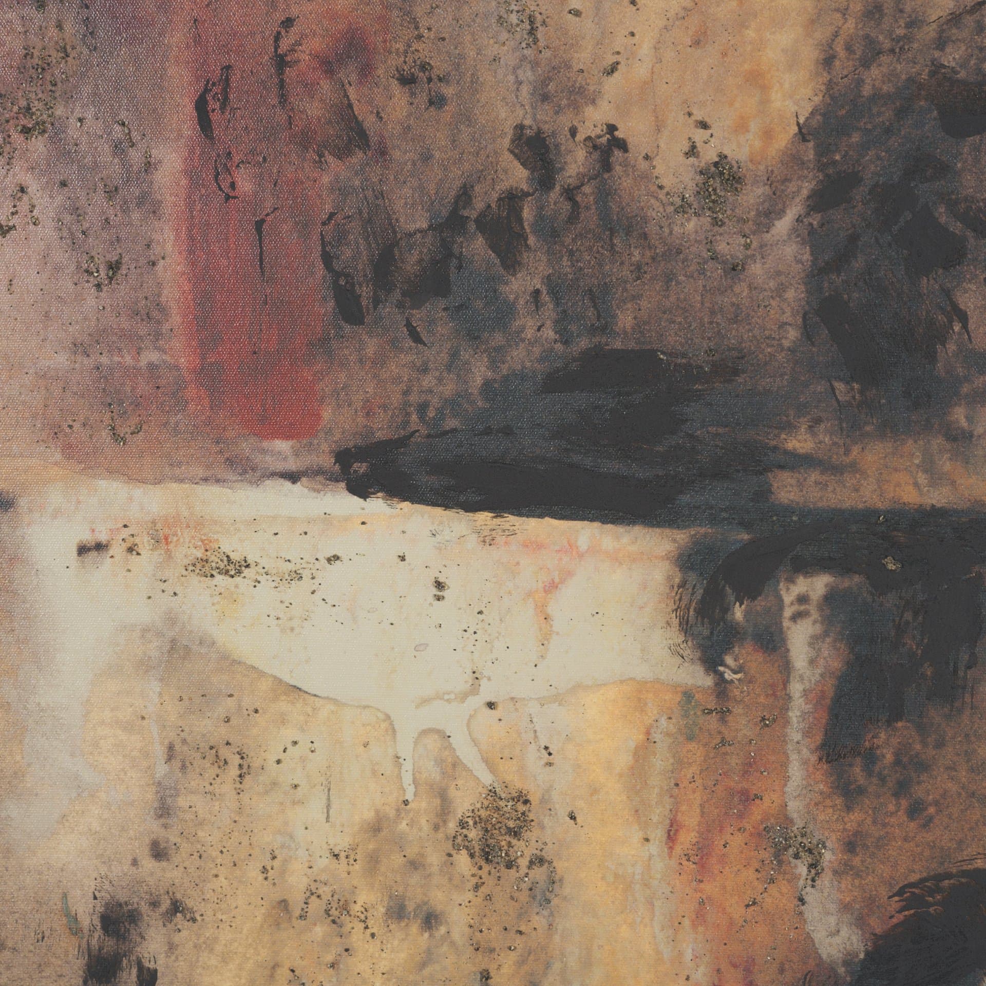 Give or Take by Ira Havuka Hand-Embellished Textured Framed Canvas Artwork — product photograph