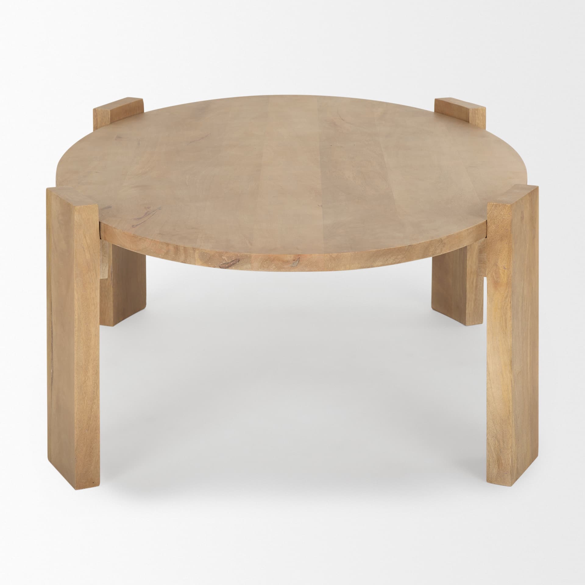 Evelyn Light Brown Oblong Coffee Table — product photograph