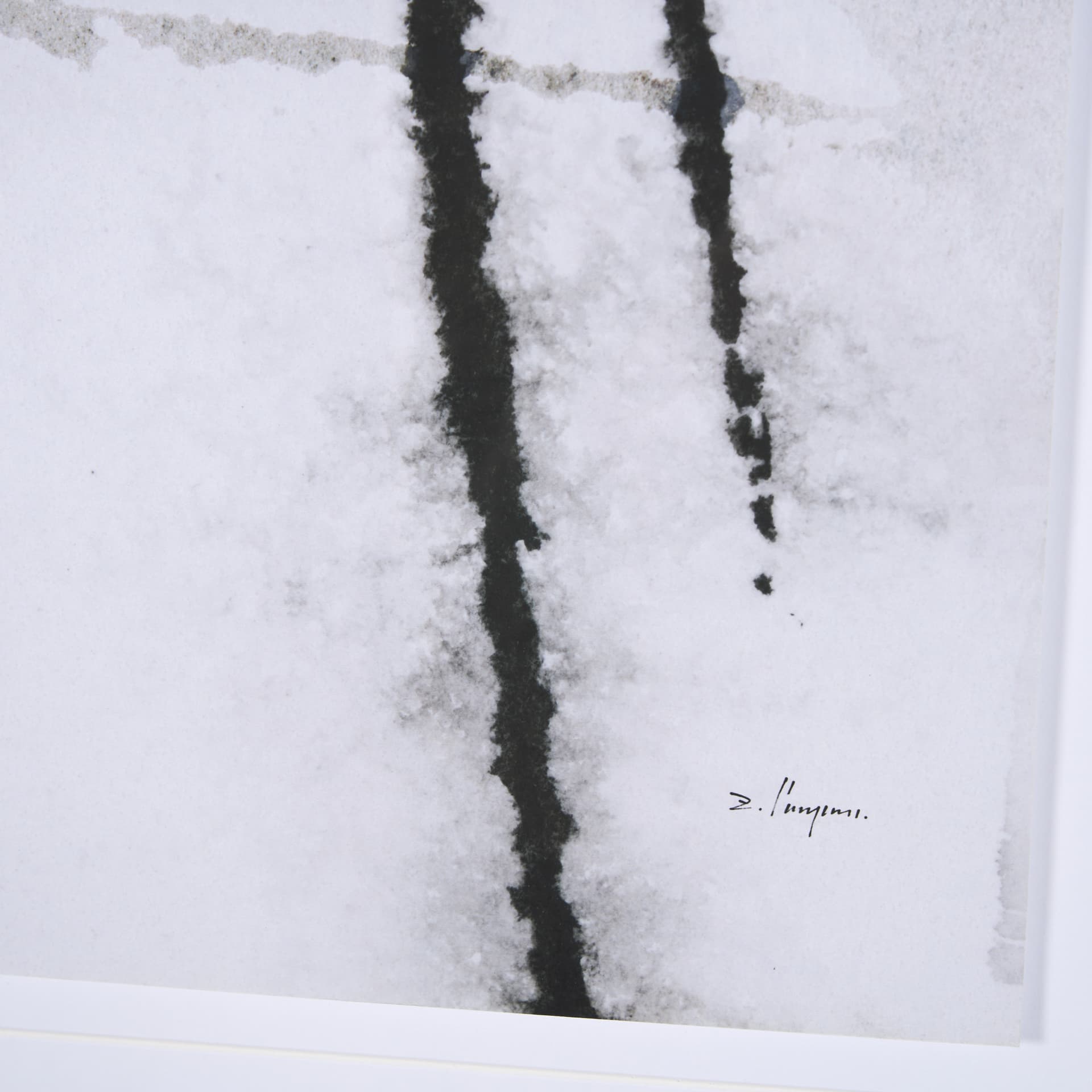 Clouding Mirror II by Panpan Zhang a Framed Art Print Matted under Glass — product photograph