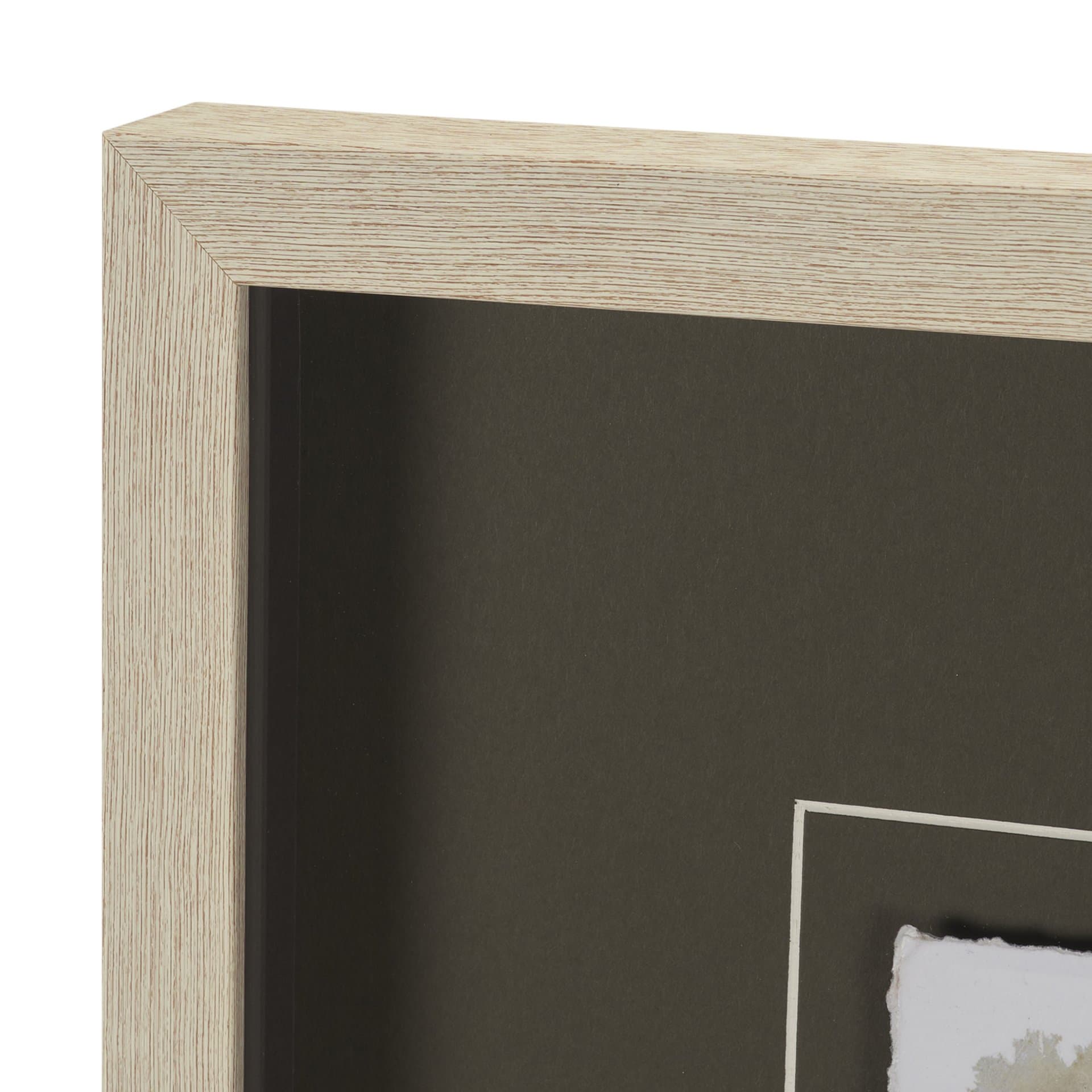 Timeless Vista IV by Mercana Studio Hand Embelished Textured Framed Artwork Matted under Glass — product photograph