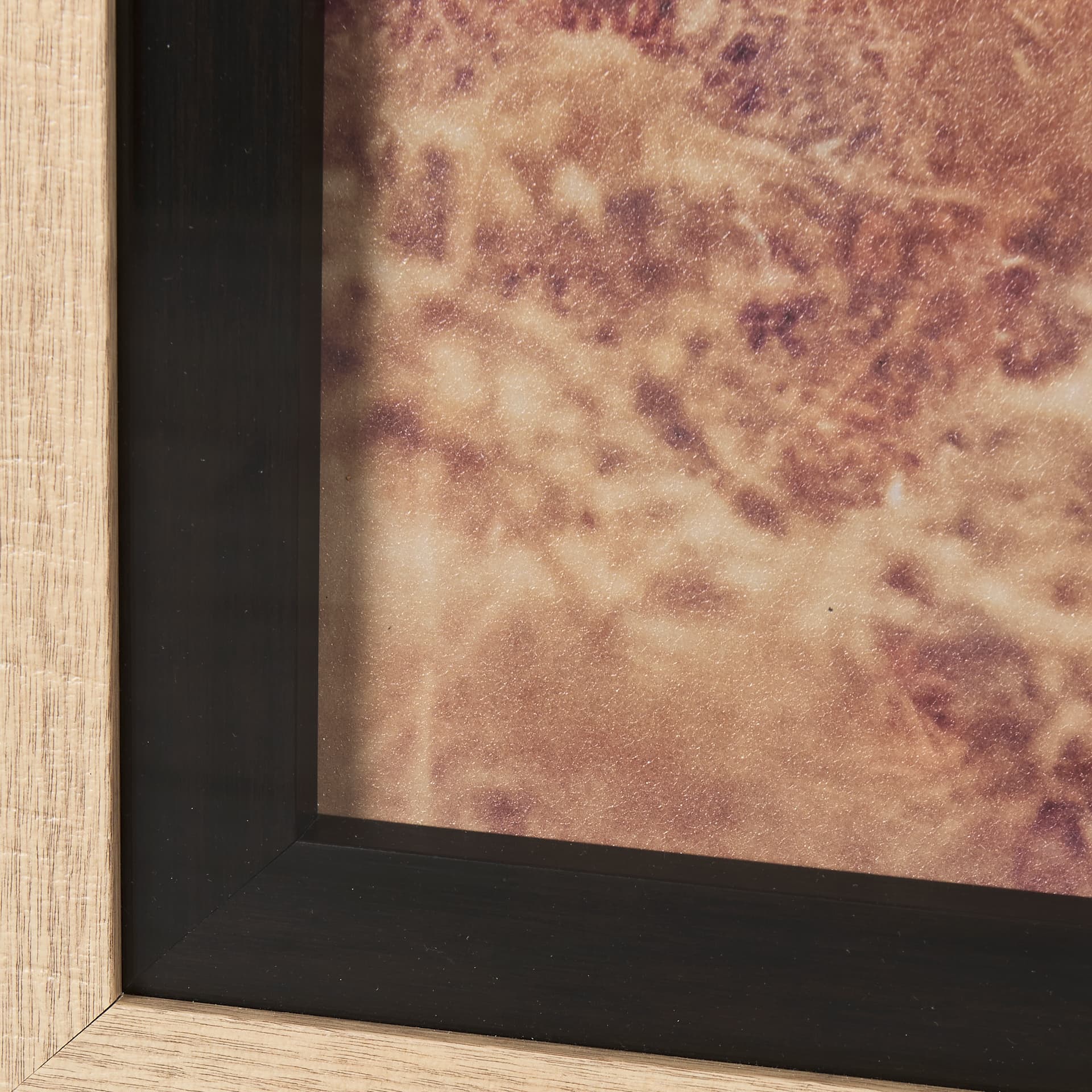Forest Crossing by Mercana Studio a Hand Embellished Textured Framed Photo Art Print Matted under Gl — product photograph