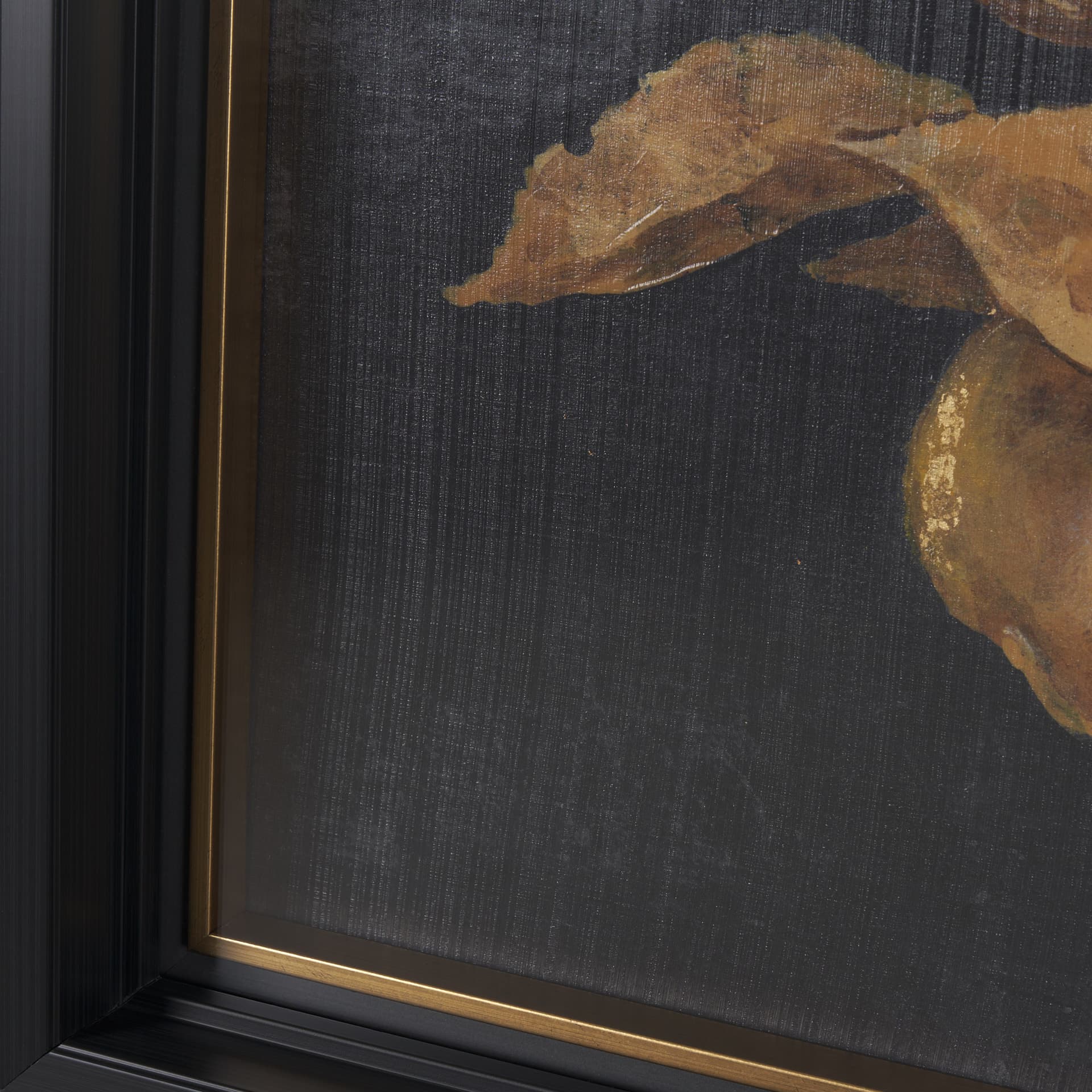 Gilded Bounty II by Mercana Studio a Hand Embellished Framed Art Print Matted under Glass — product photograph