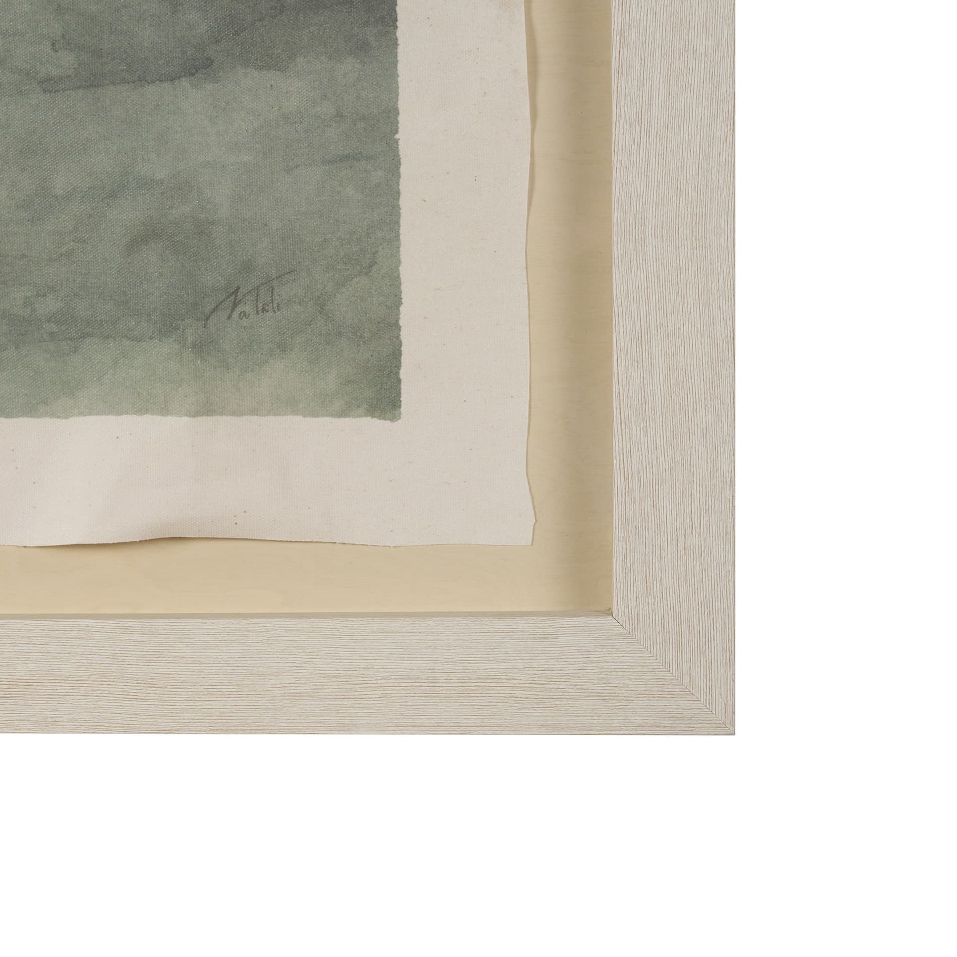Off By The River by Mercana Studio a Hand Embellished Framed Art Print Matted under Glass — product photograph