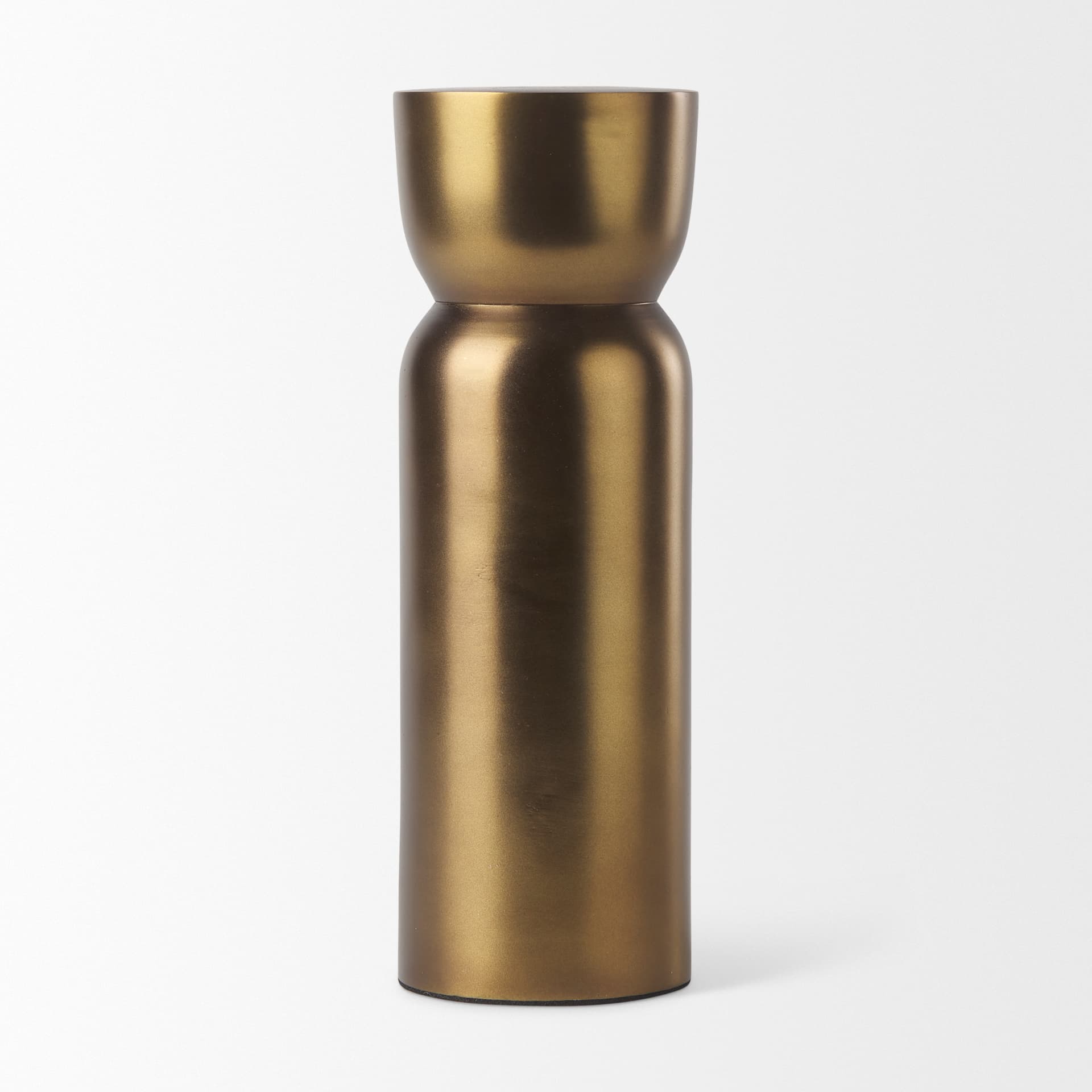 Malta Aluminum Candle Holder Large — product photograph