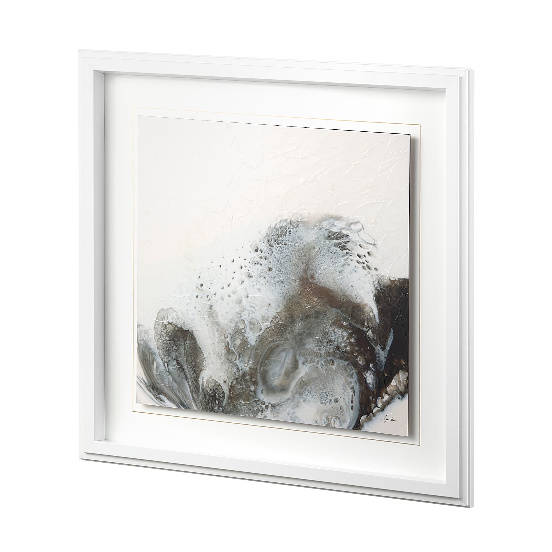 Threshold I by Mercana Studio a Hand Embellished Textured Framed Art Print — product photograph