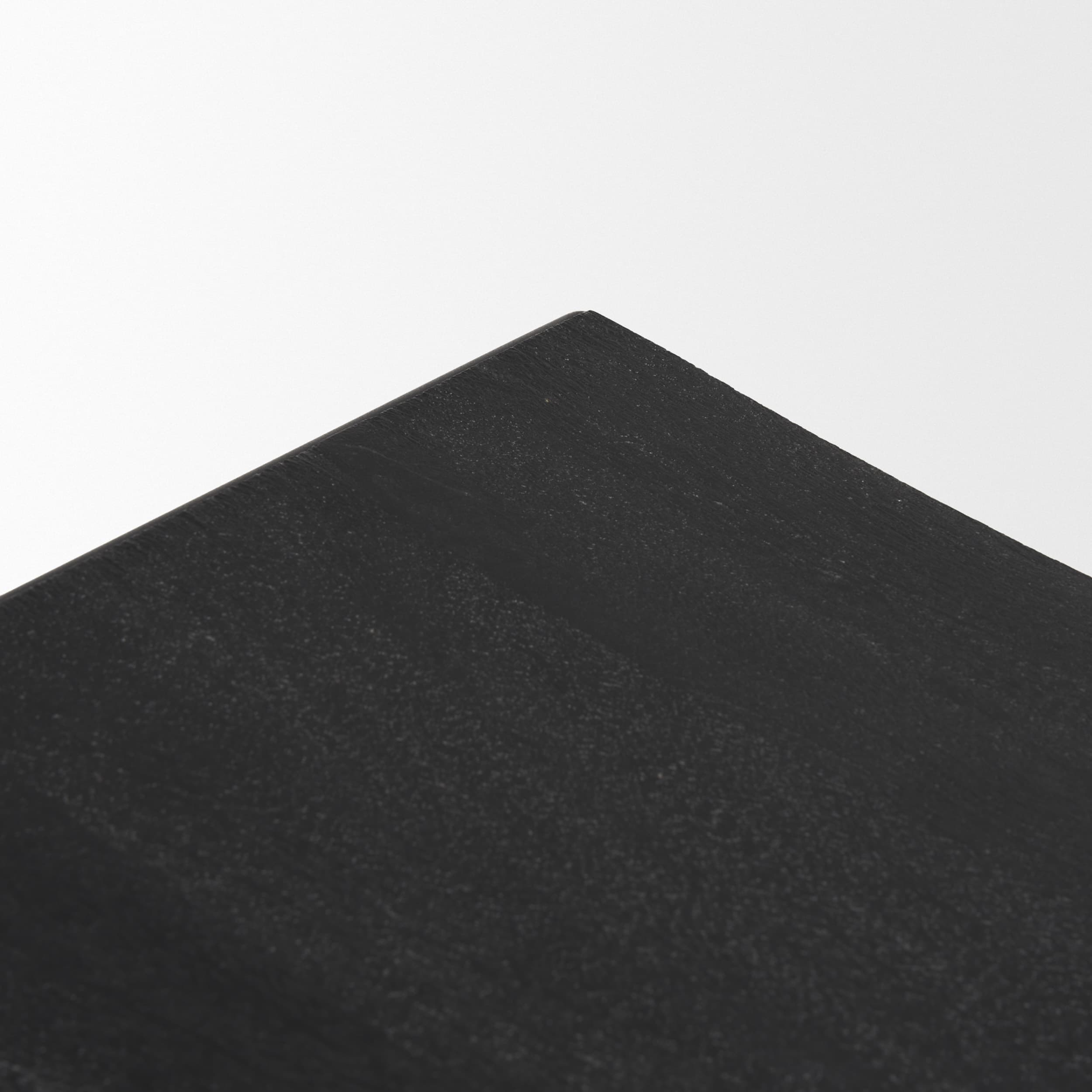 Taniel Textured Black Wood w/ Black Metal Stool — product photograph
