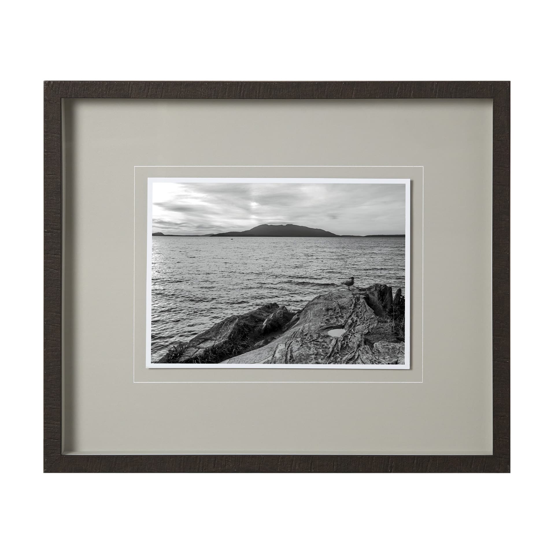 Samish Bay, Washington by Bisig, Steve a Framed Photo Art Print Matted under Glass — product photograph