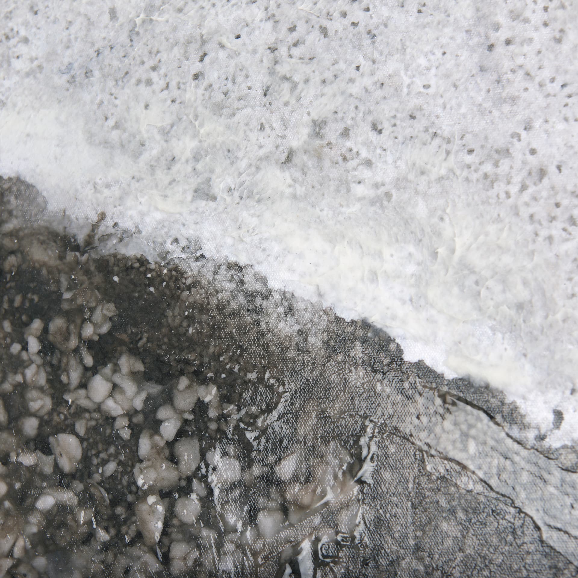 Mudslide III by Mercana Studio a Hand Embellished Textured Canvas — product photograph