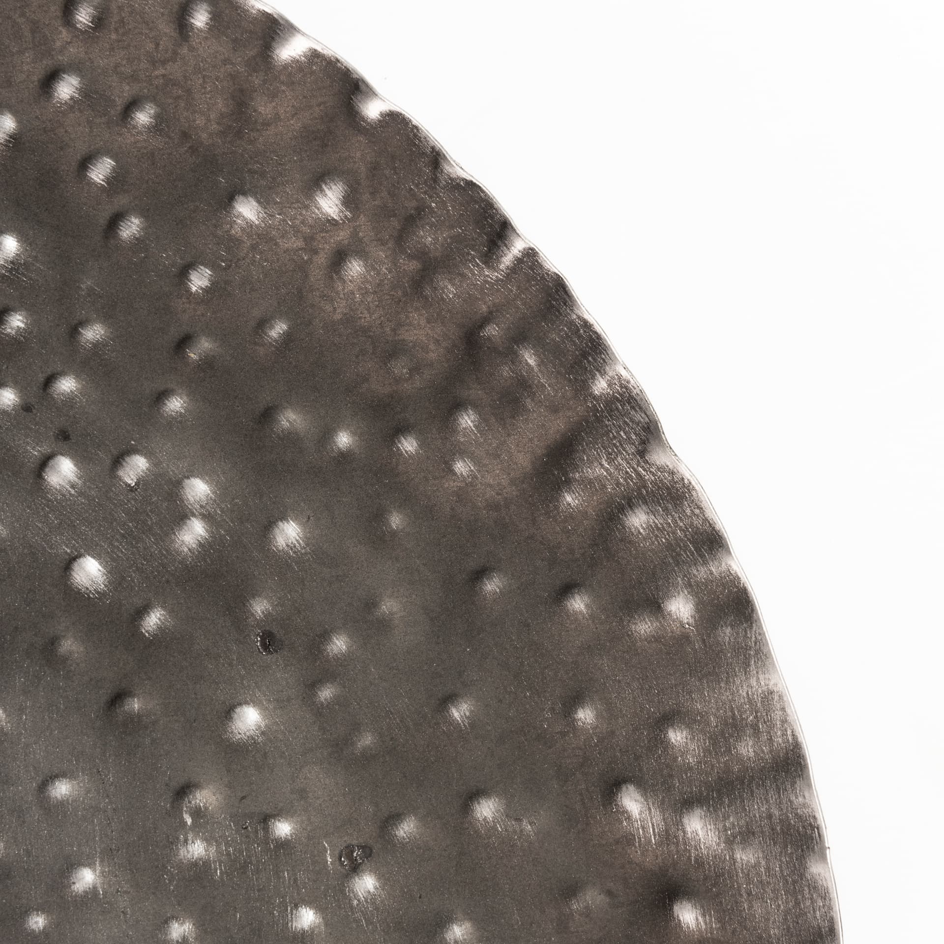 Lanx Set of 3 Decorative Black/Grey Metal Plates — product photograph